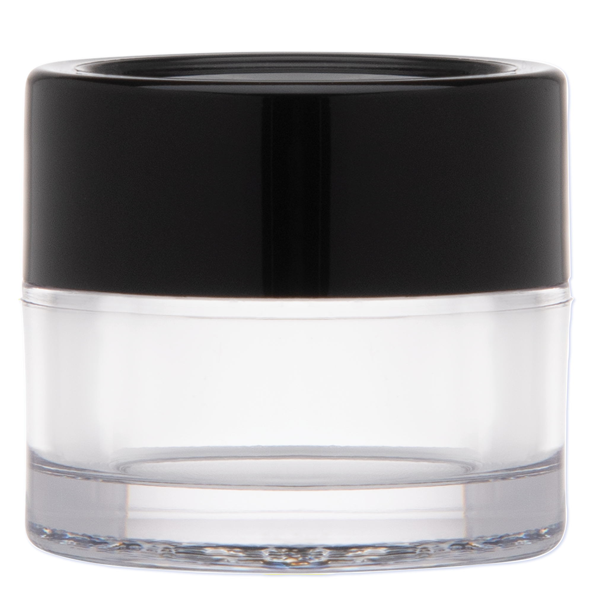 Clear Jar with Black Twist Cap, 12 mL