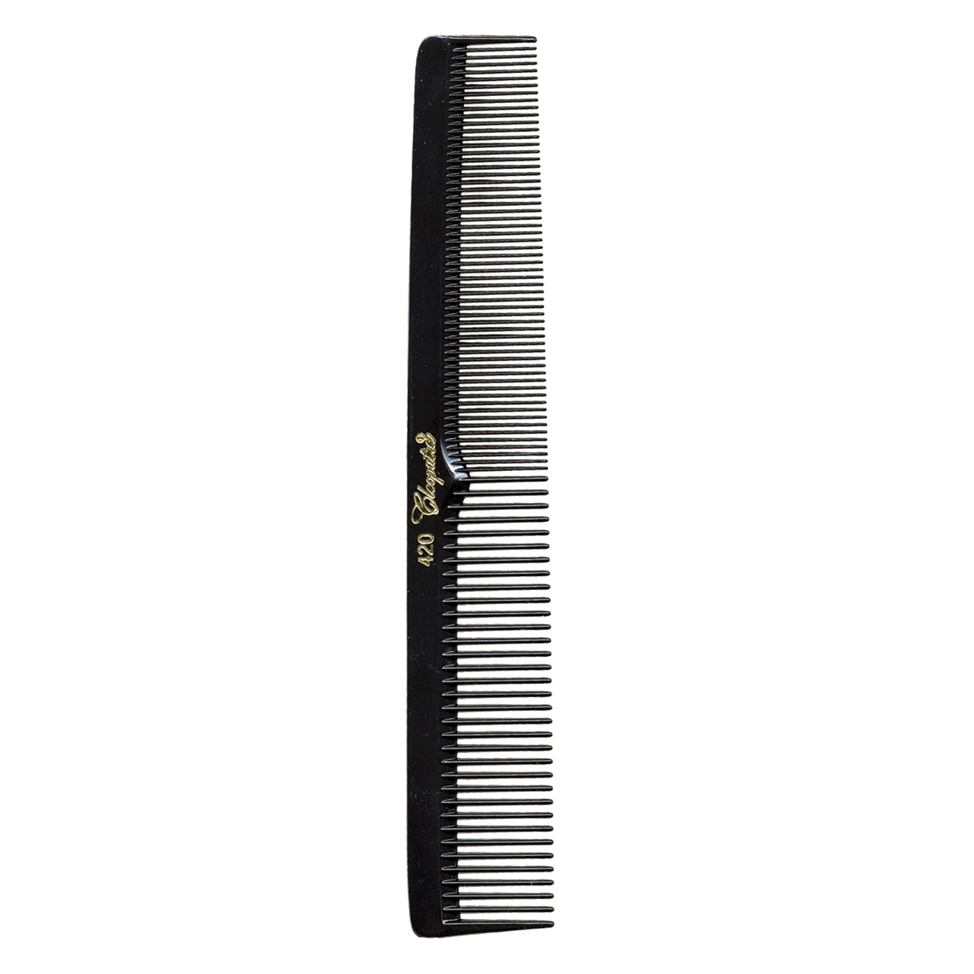 Flat Ruler Back Finger Waver Comb - 7"