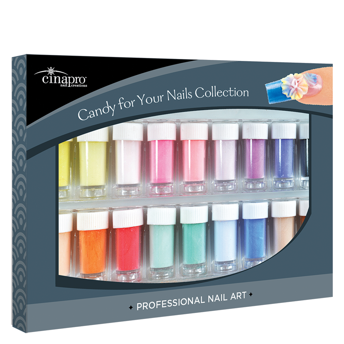 Candy For Your Nails, Colored Acrylic Powder Kit