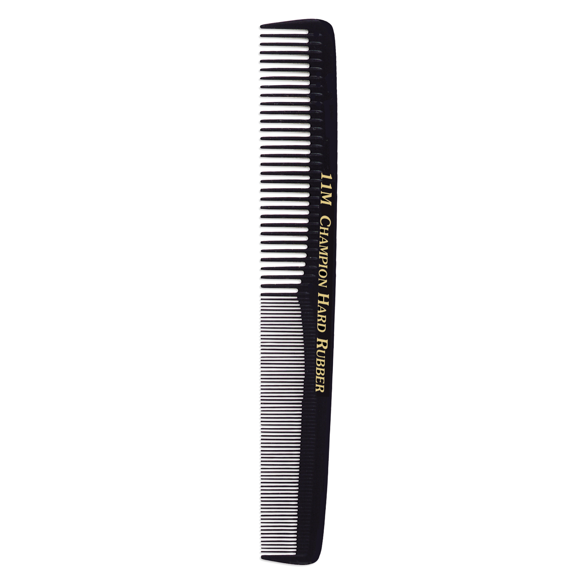 Hard Rubber Styling Comb with Measurements - 7"