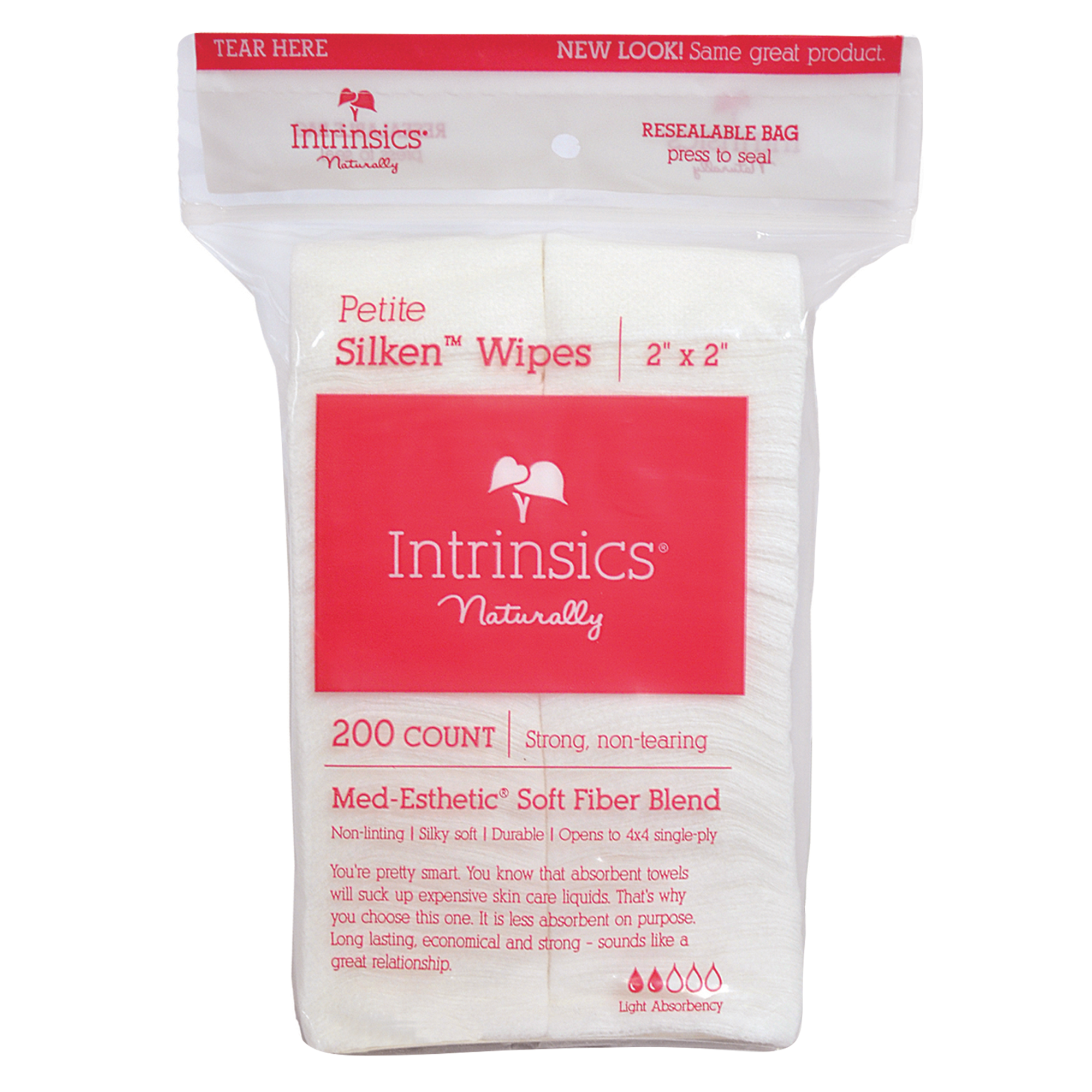 Silken™ Wipes - 2" x 2"