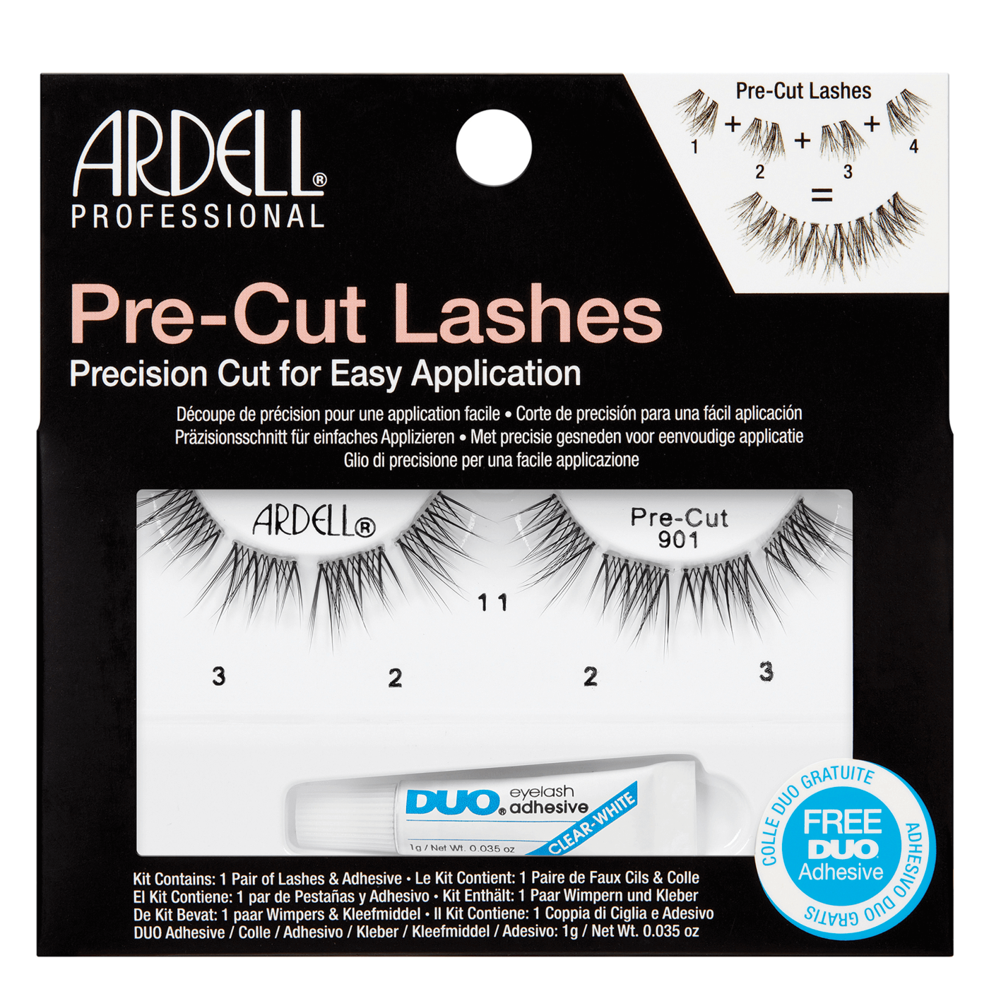 Pre-Cut Lashes - Style 901