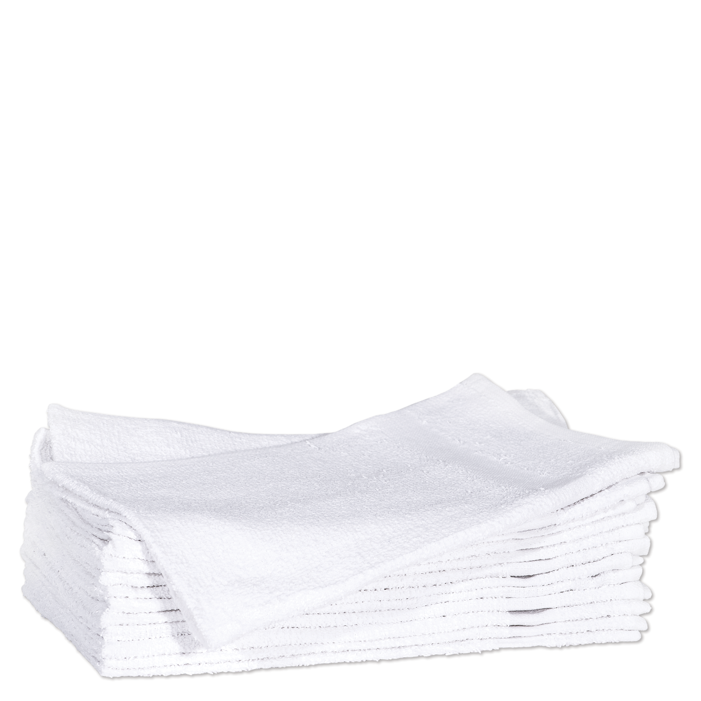 Cotton Towels, 15" x 25", 2-1/4 lbs. - White