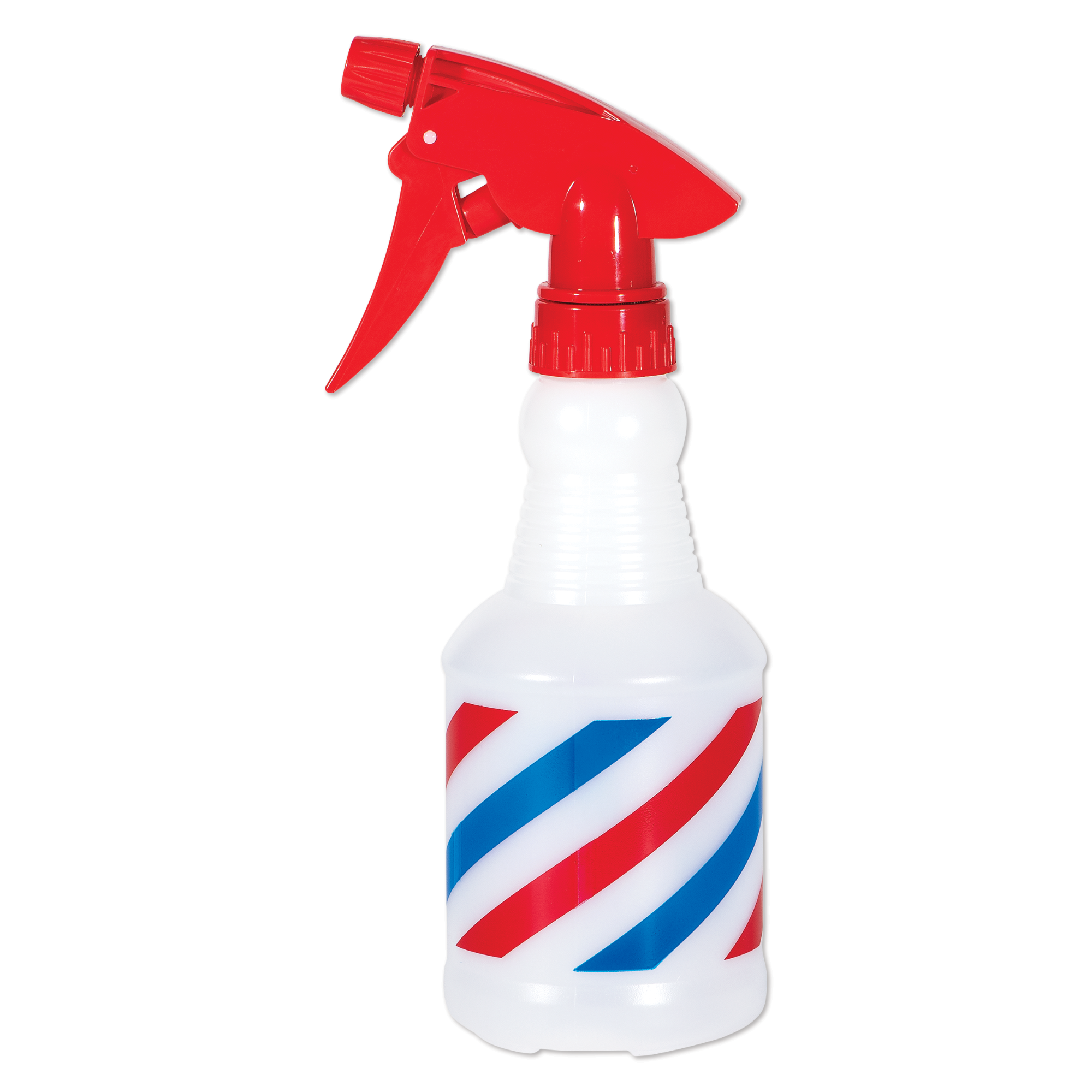 Spray Bottle with Barber Pole Design, 12 oz.