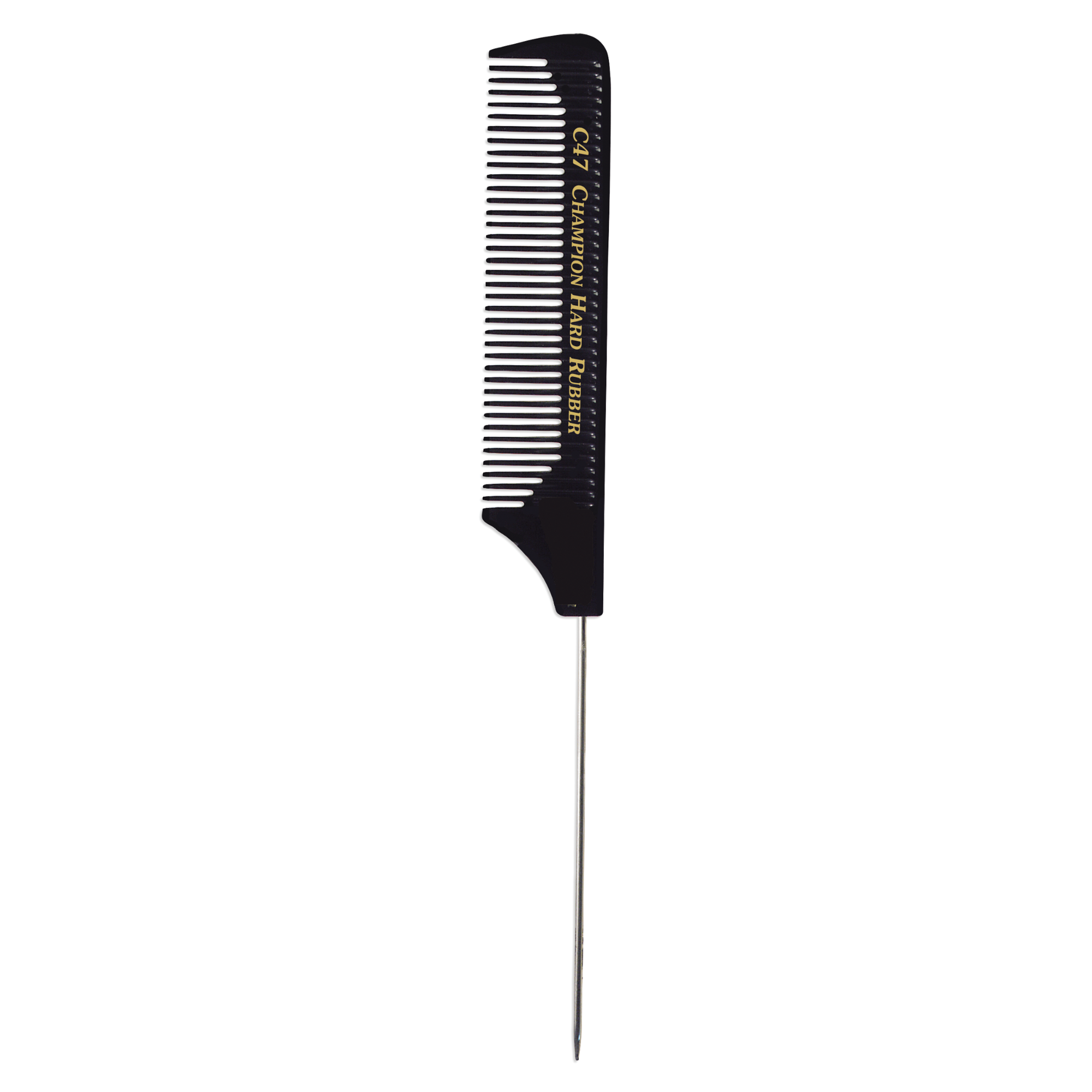 Hard Rubber Pin Tail Comb - 8-3/4"