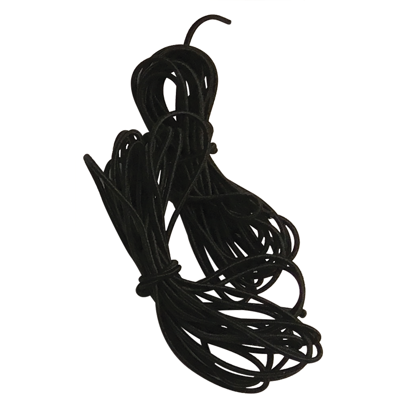Black Elastic Hair Tie Cords