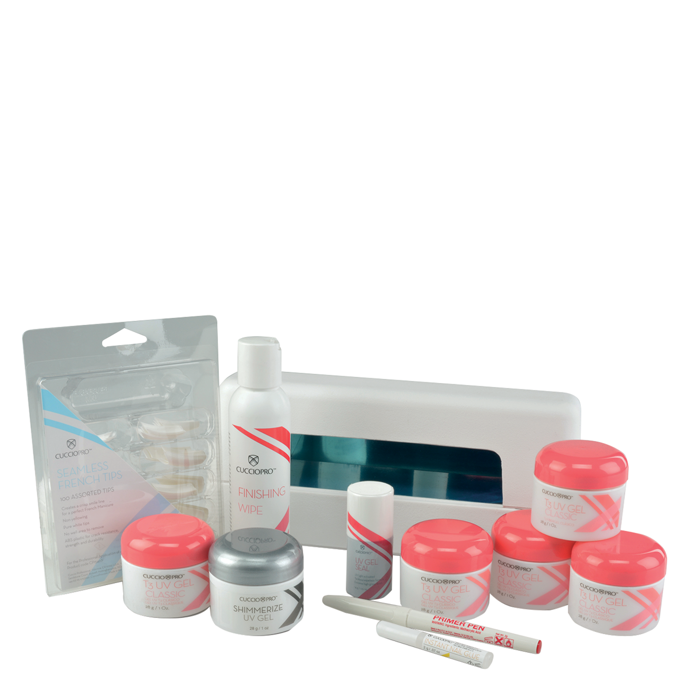 T3 UV Gel Kit - Instructor with 9W Lamp