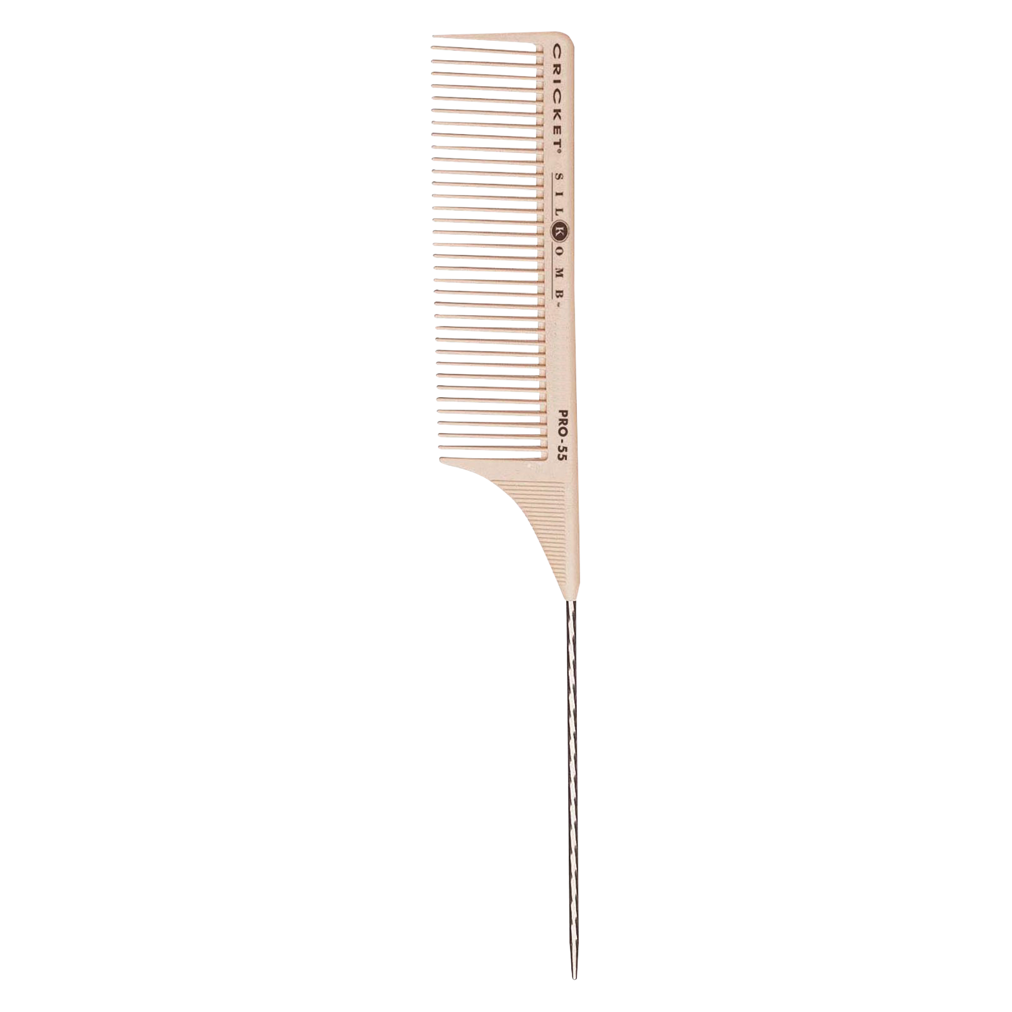 Silkomb Pro-55 Wide Toothed Rat Tail Comb