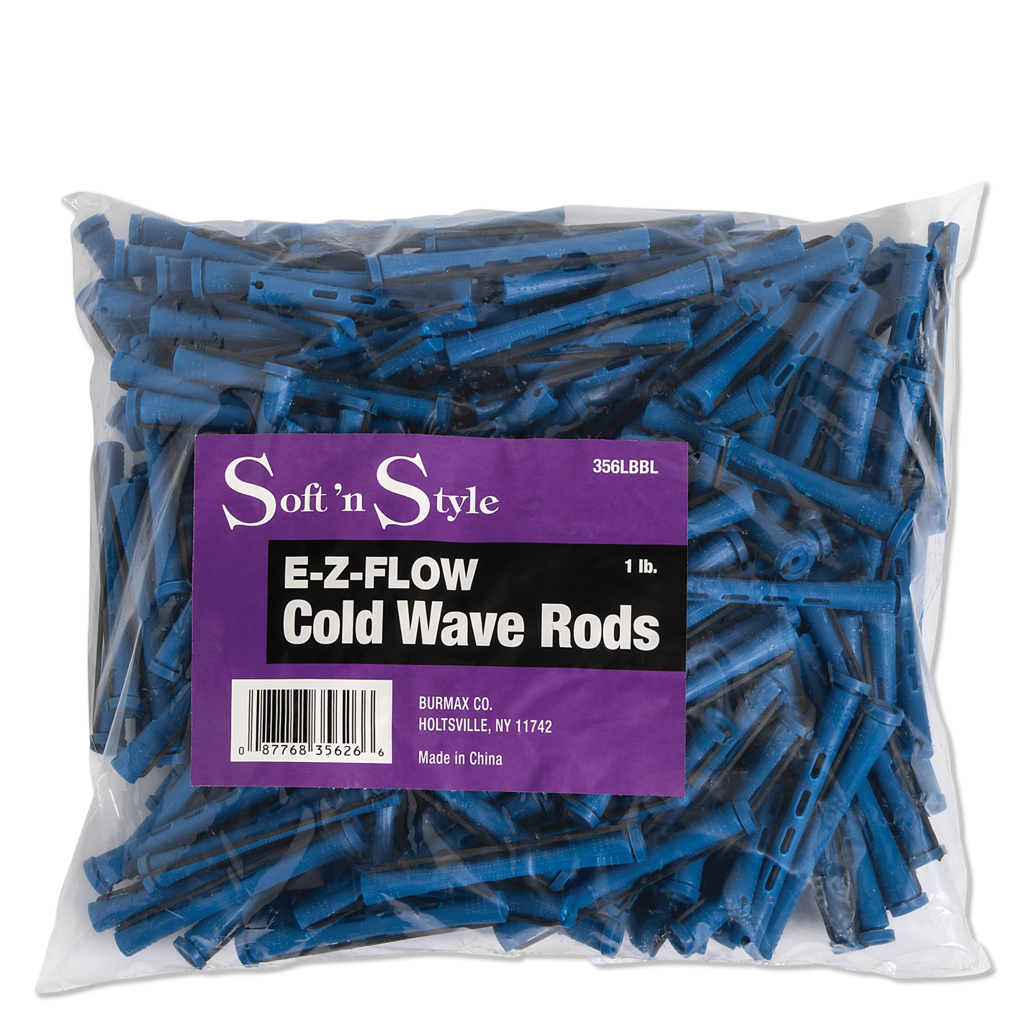 Concave Cold Wave Rods, Long Blue, 1 lb.