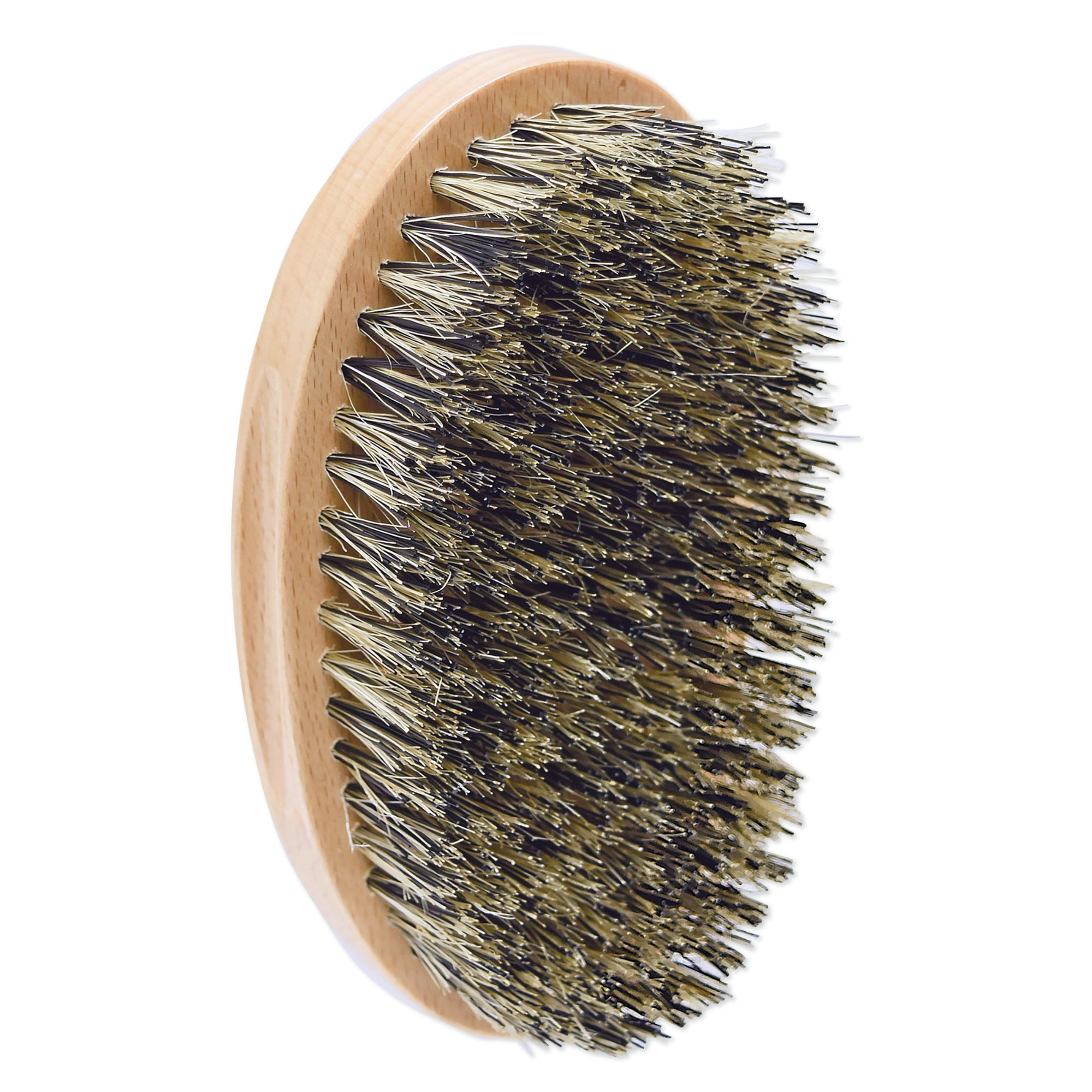 Curved Oval Palm Brush, Boar/Nylon Bristles