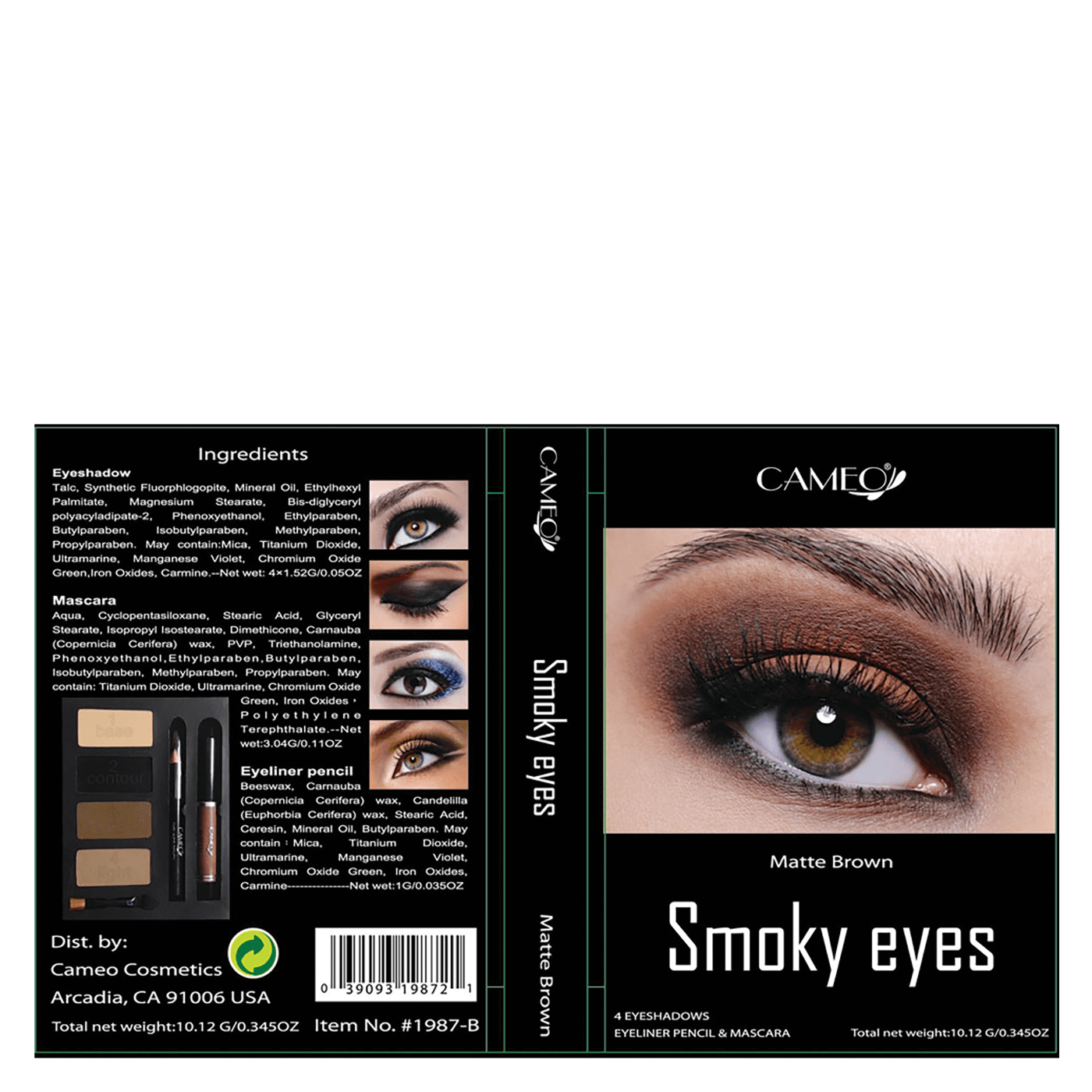 Smoky Eyes Kit - Matte Brown