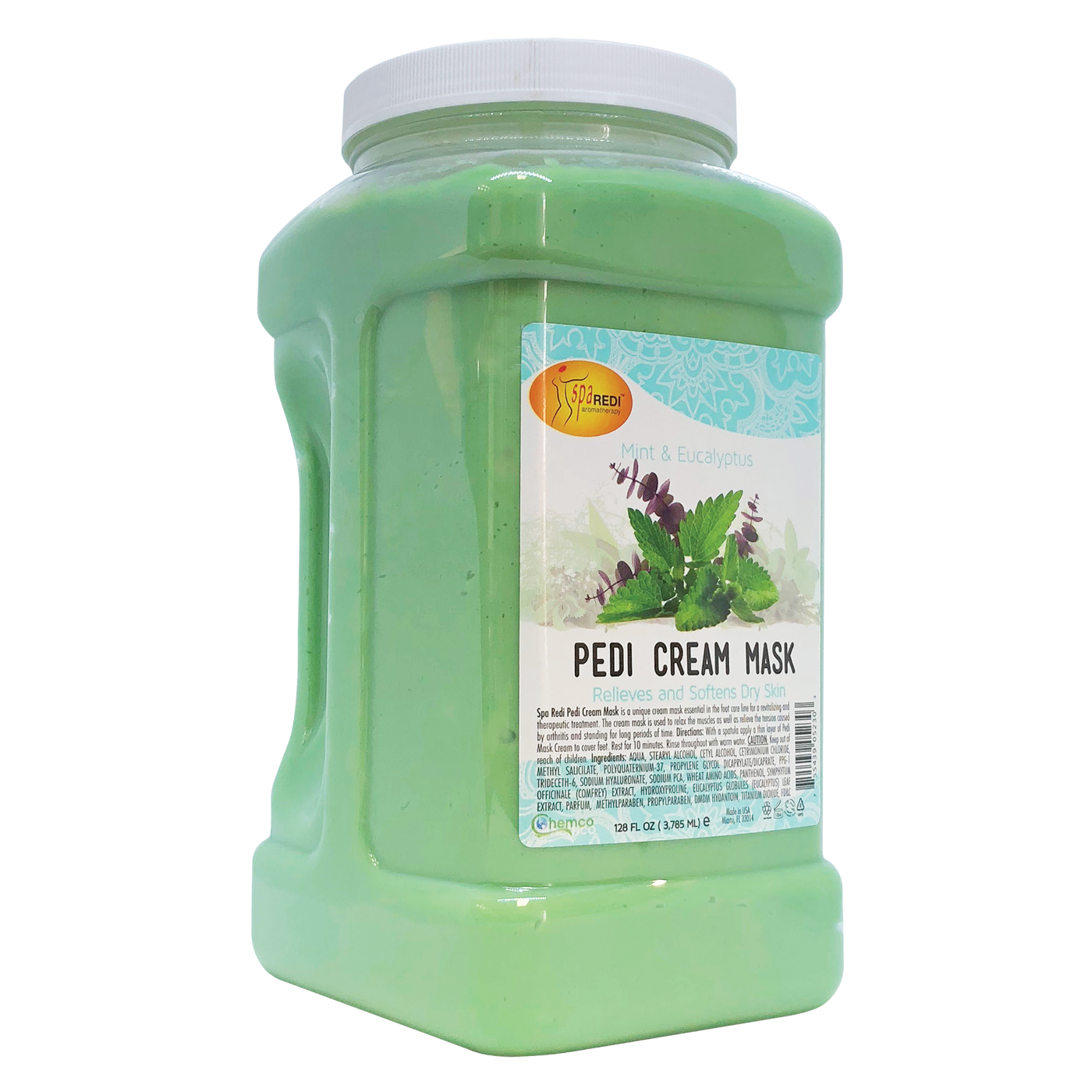 Pedi Mask Cream - Mint & Eucalyptus - 1 gallon