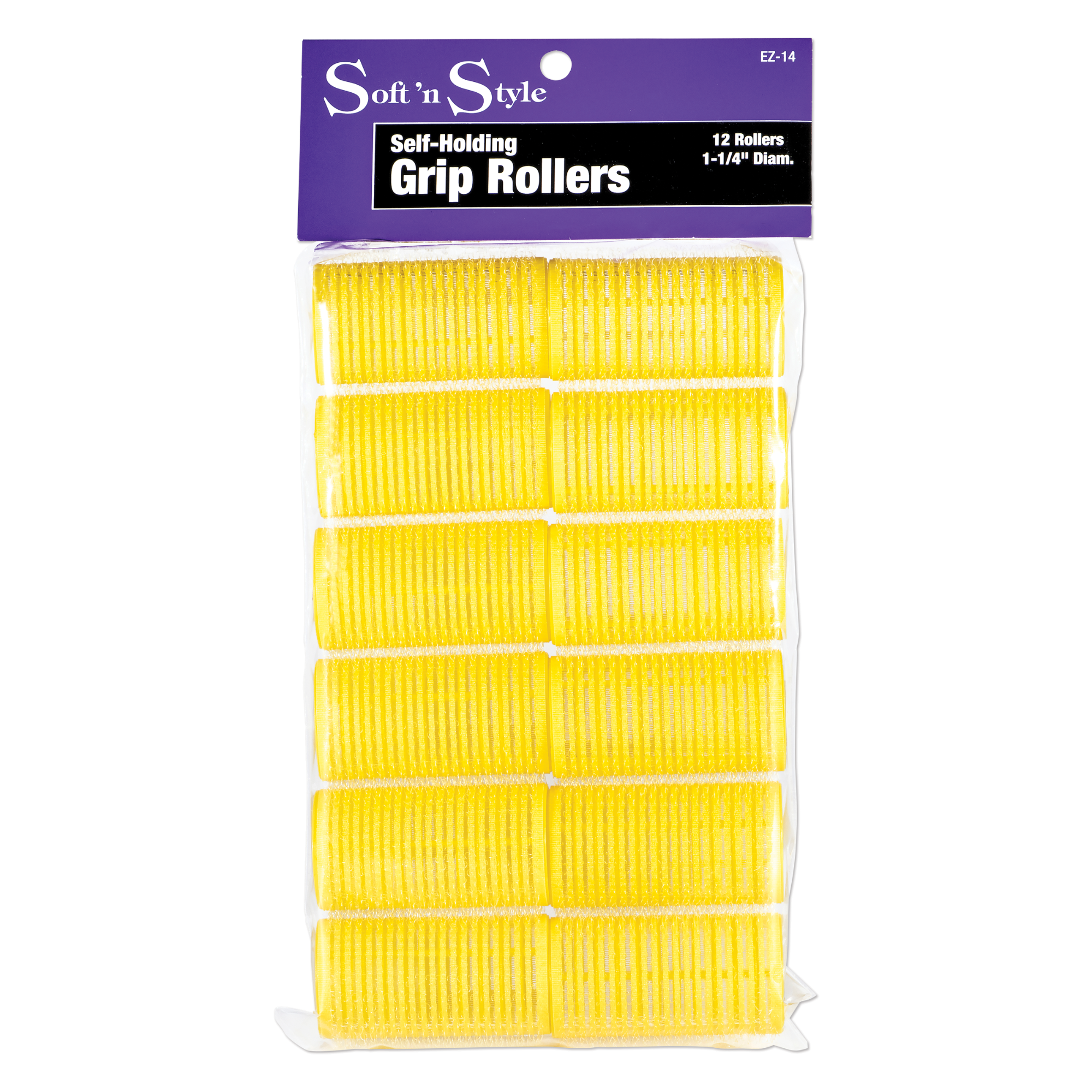 Self-Grip Rollers, Yellow - 1-1/4"