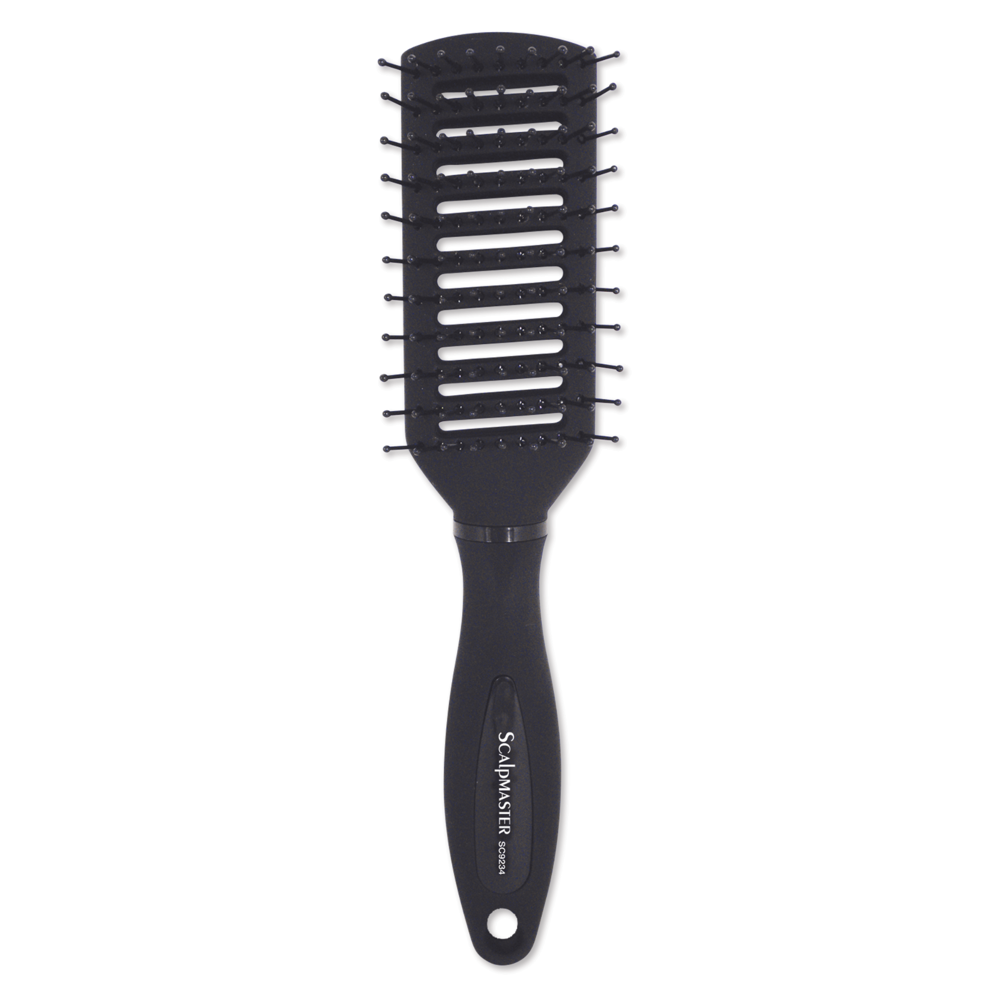 Tunnel Vent Brush with Rubberized Handle, 9 Row