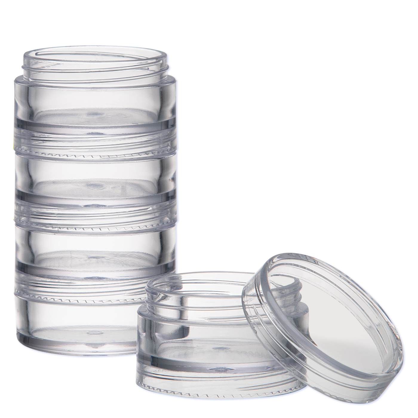5-Tier Stackable Jar, 3 mL each tier