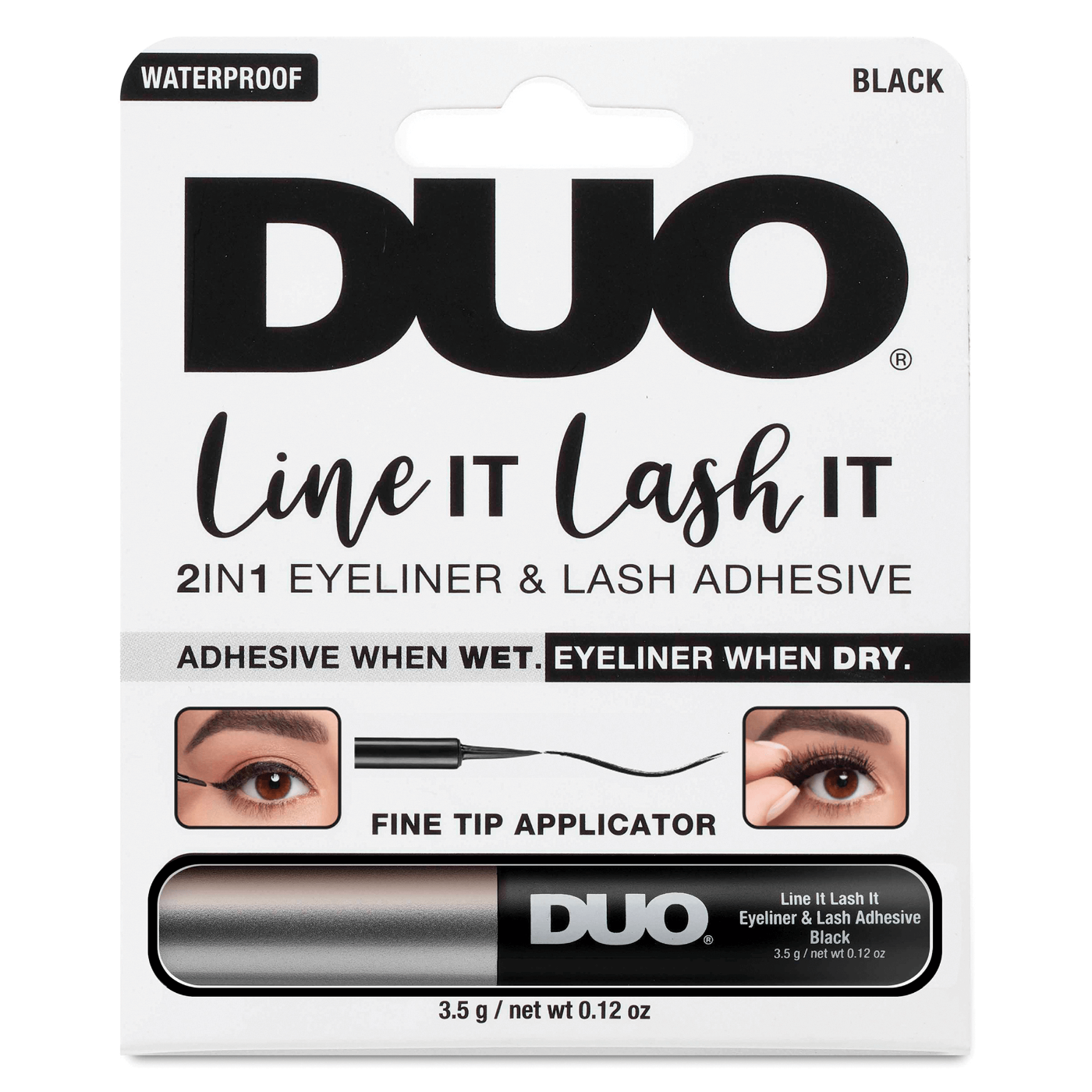 Line It Lash It - 2in1 Liner & Lash Adhesive, Black