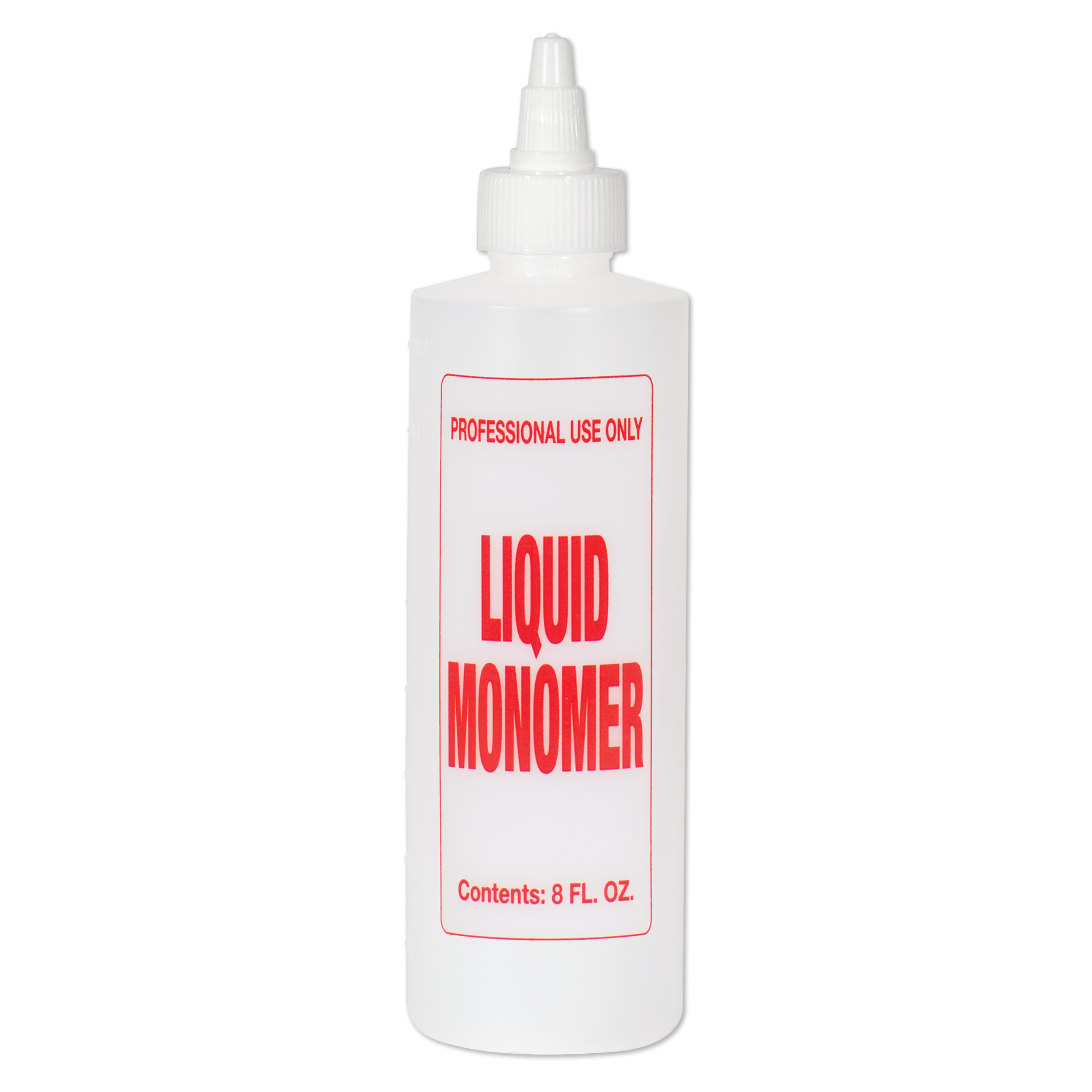 Imprinted Twist Top Bottle, Liquid Monomer, 8 oz.