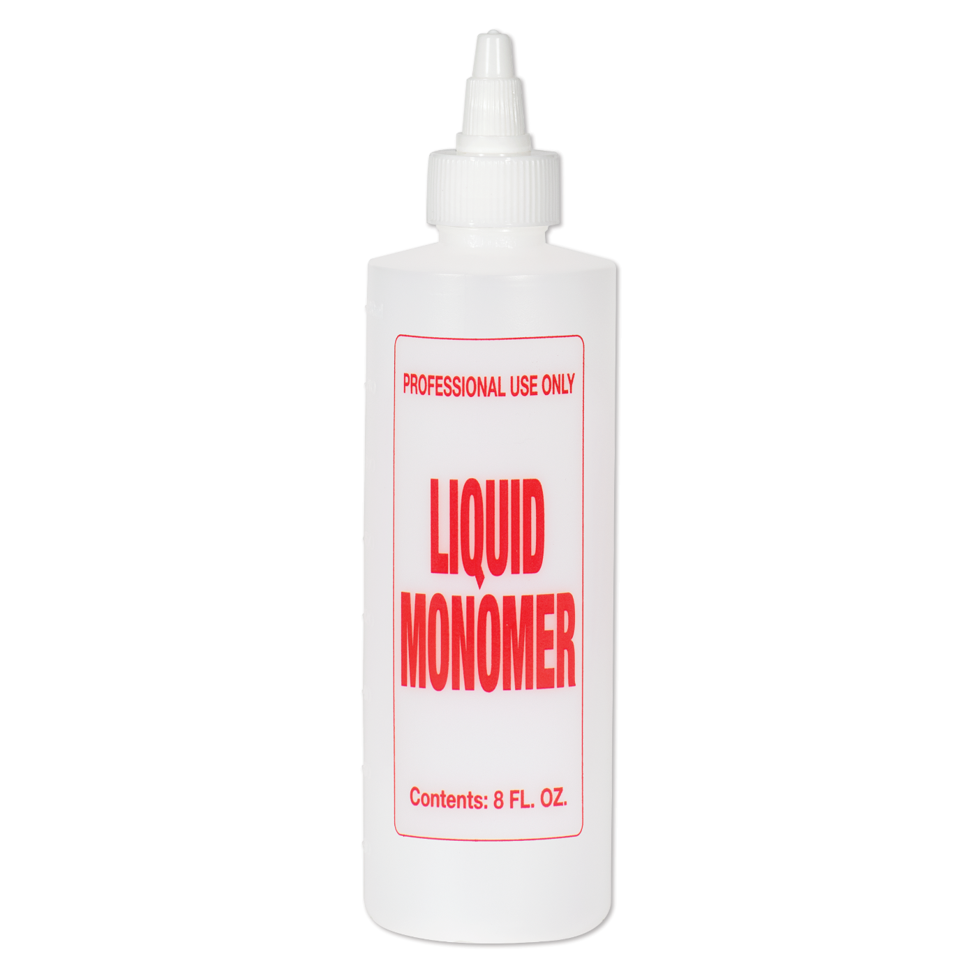 Imprinted Twist Top Bottle, Liquid Monomer, 8 oz.