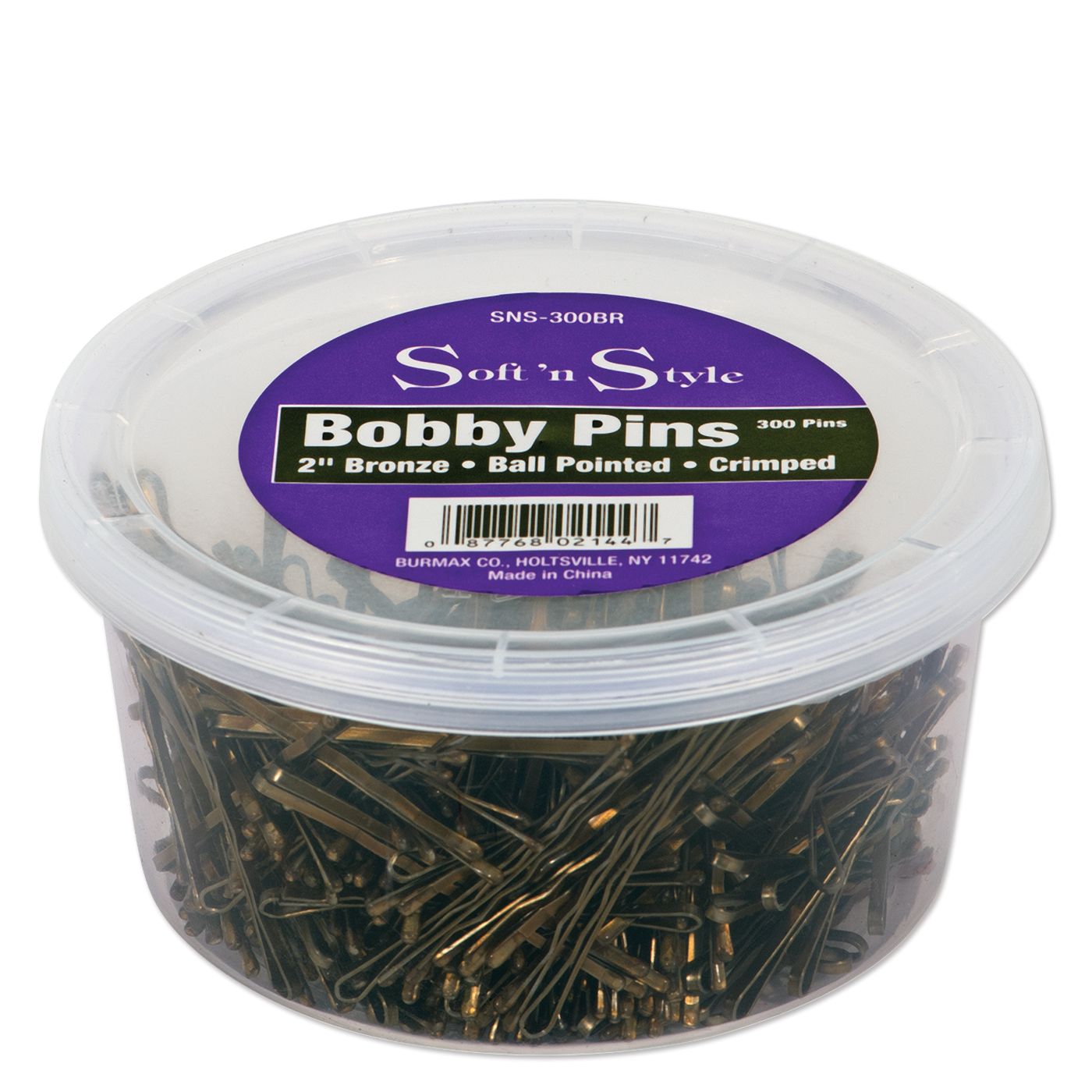 Bobby Pins, Bronze, tub of 300 - 2"