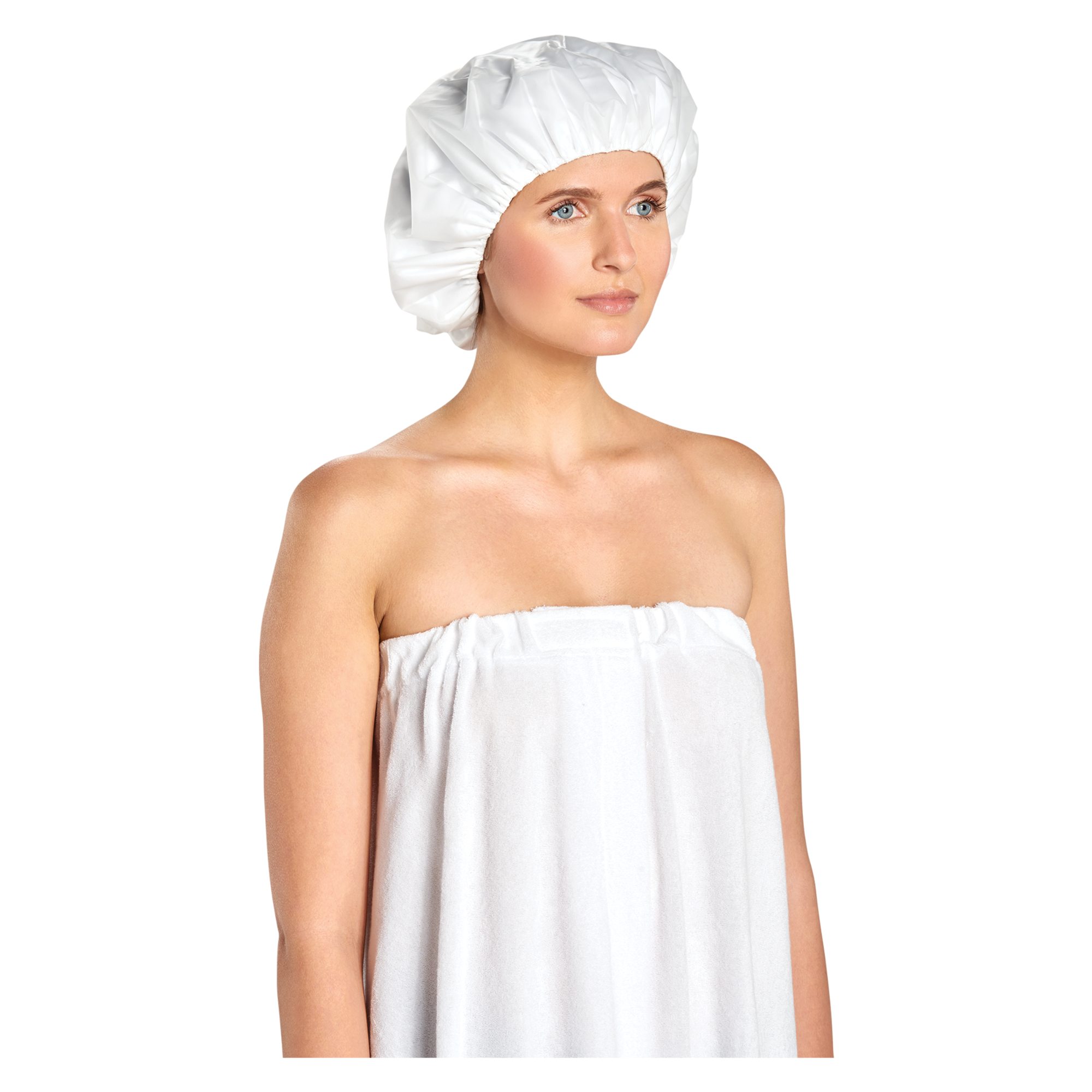 Vinyl Shower Cap, Terry Cloth Lined, Assorted Colors