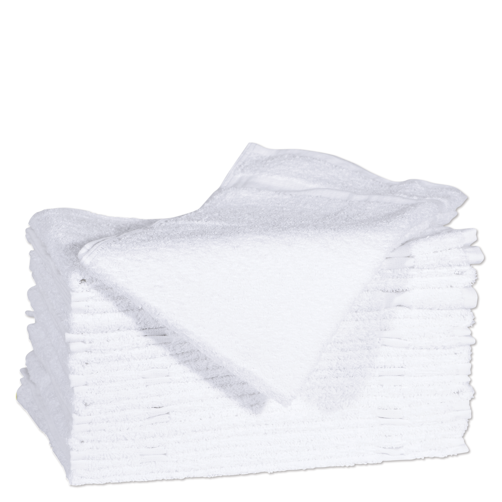 Cotton Towels, 16" x 27", 4 lbs. - White