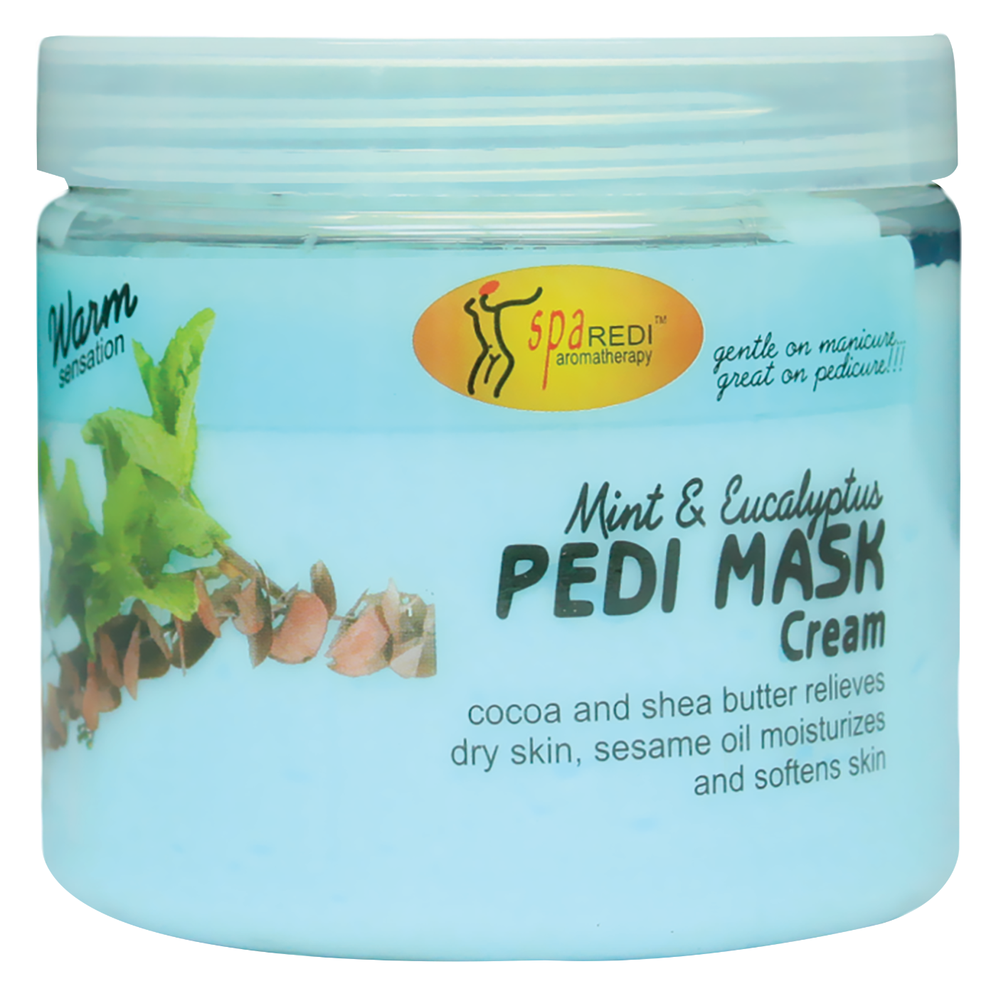 Pedi Mask Cream - Mint & Eucalyptus - 16 oz.