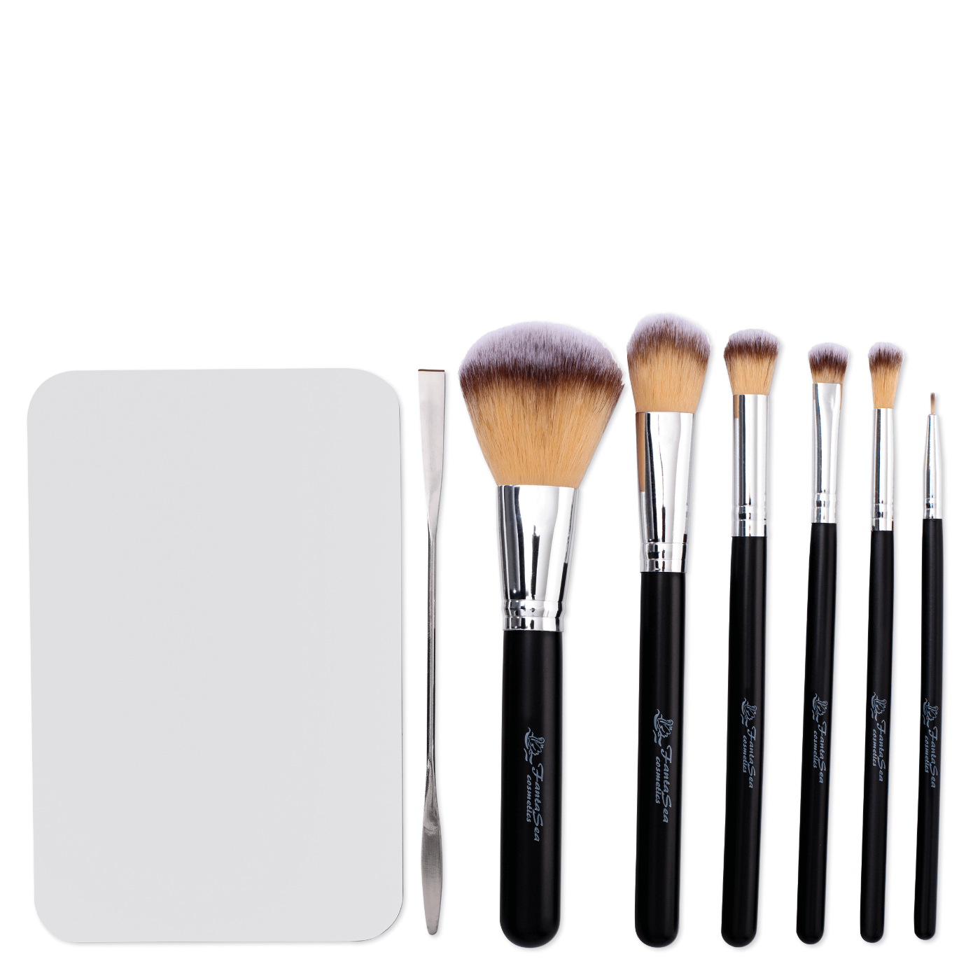 High Definition Makeup Brush Set with Case - 8 pc.