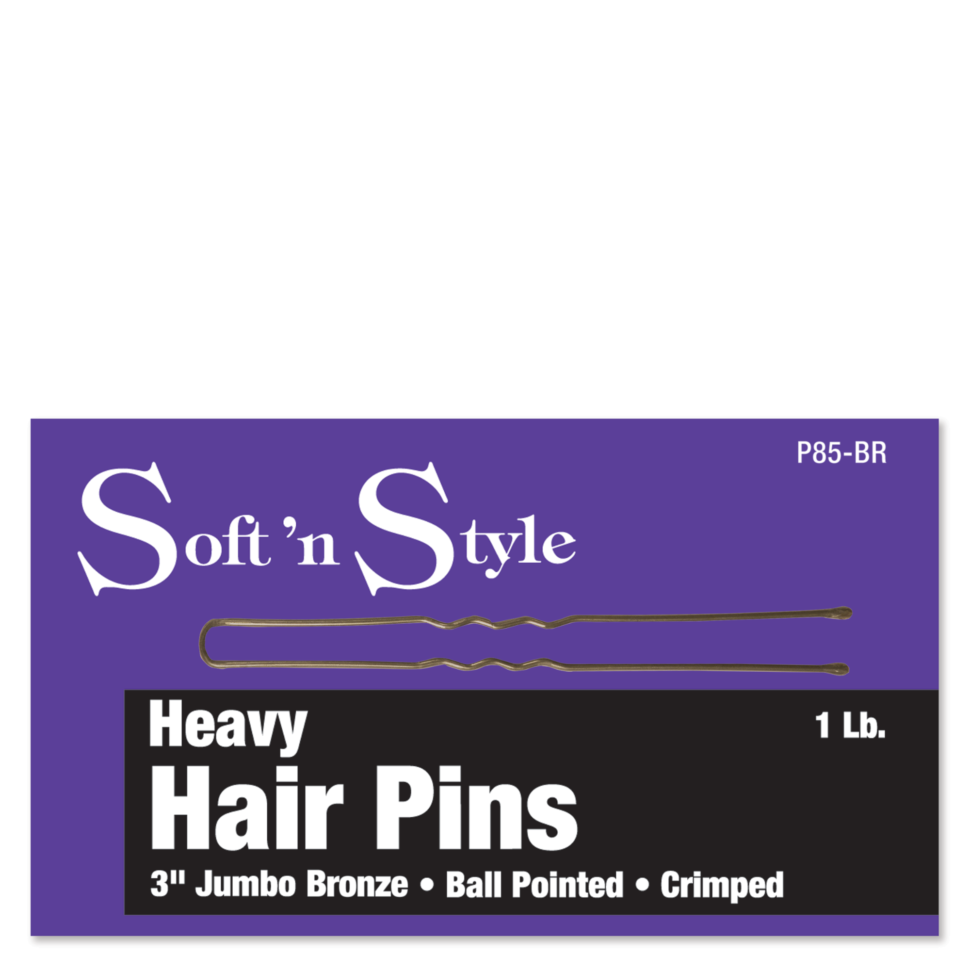 Hair Pins, Heavy Duty, Jumbo, Bronze - 3"