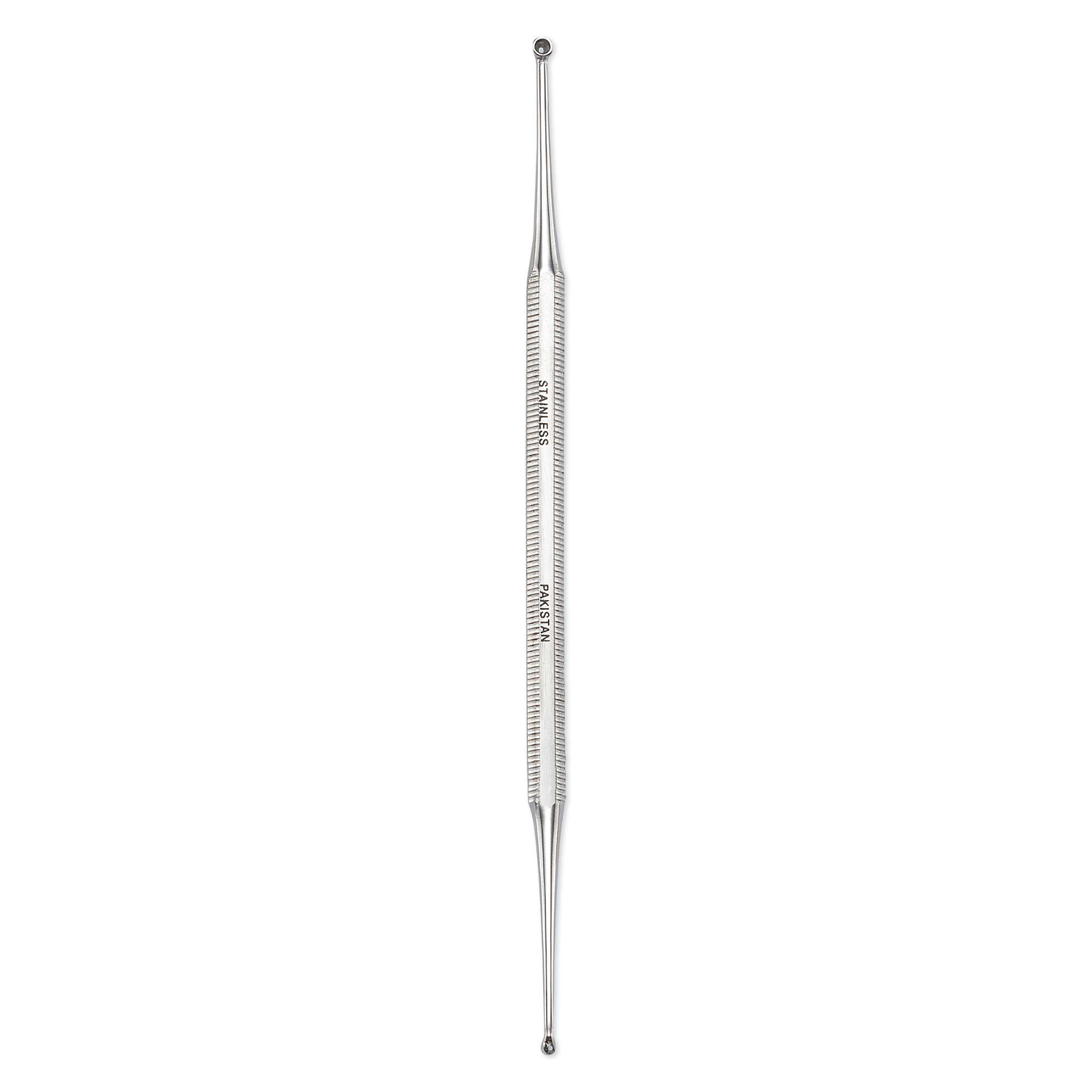 Professional Double-Sided Manicure & Pedicure Curette Tool - Steel Nail Cleaner