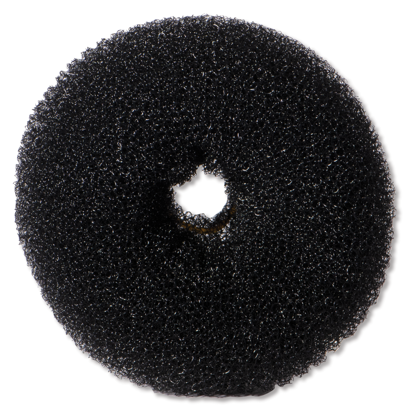 Hair Donut, Black - 4-1/4"