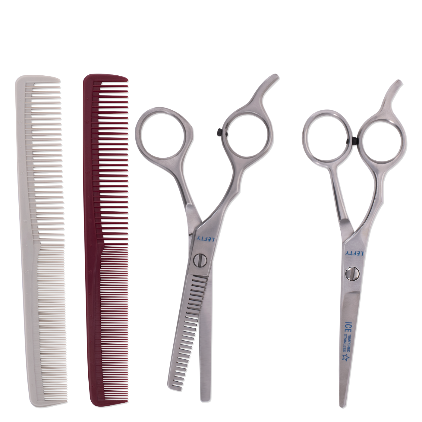 6" Cutting and Styling Kit, Left-Handed, 4 pc.