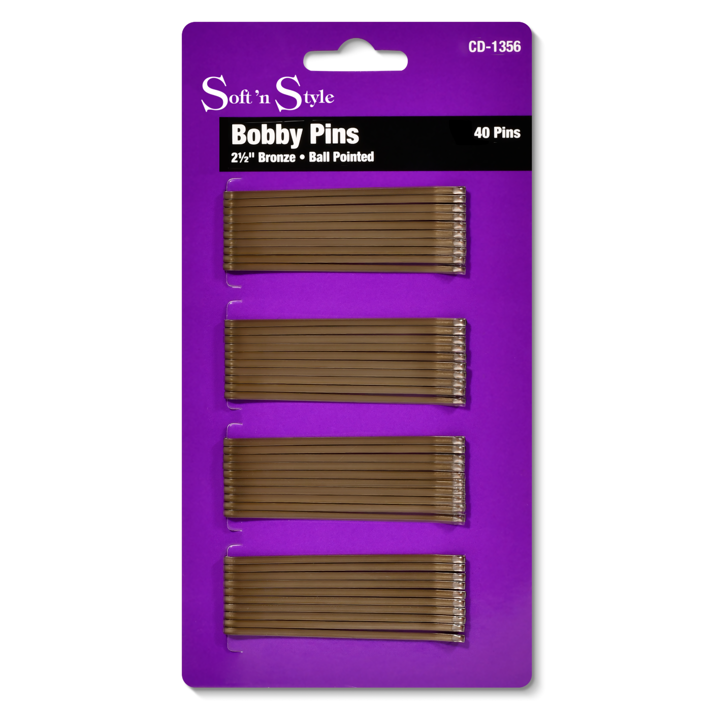 Bobby Pins, Extra-long, Bronze - 2-1/2"