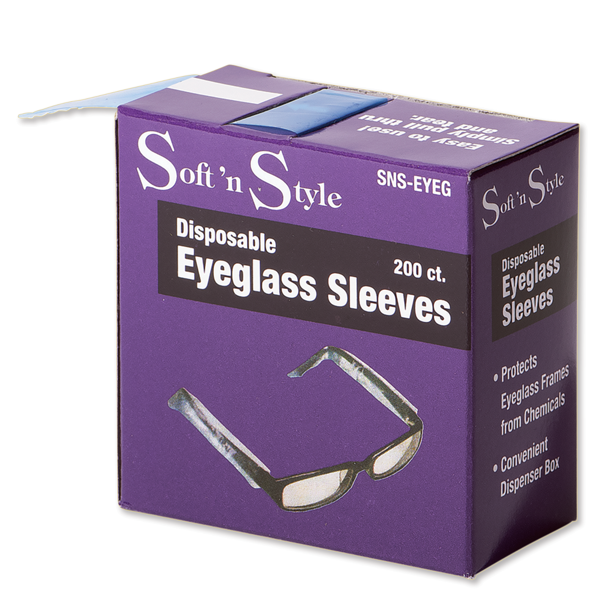 Disposable Eyeglasses Sleeves - 200 ct.