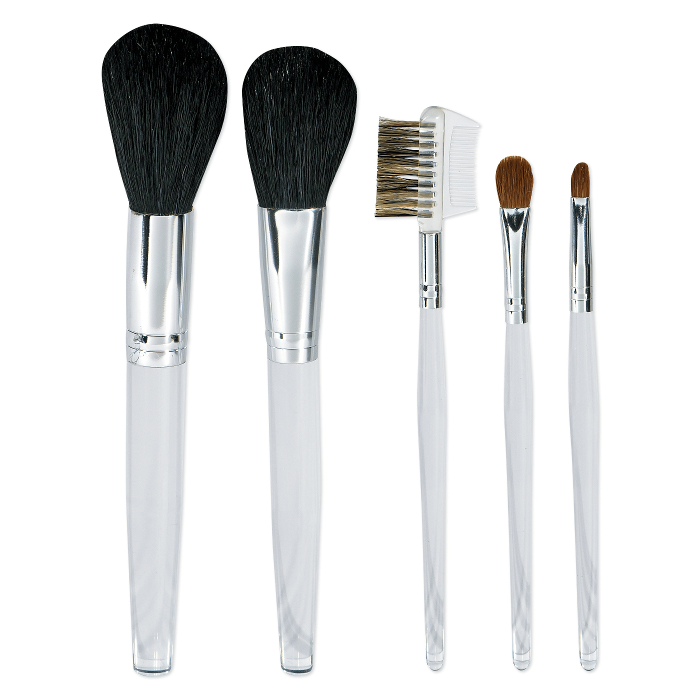 Professional Makeup Brush Set with Case - 5 pc.