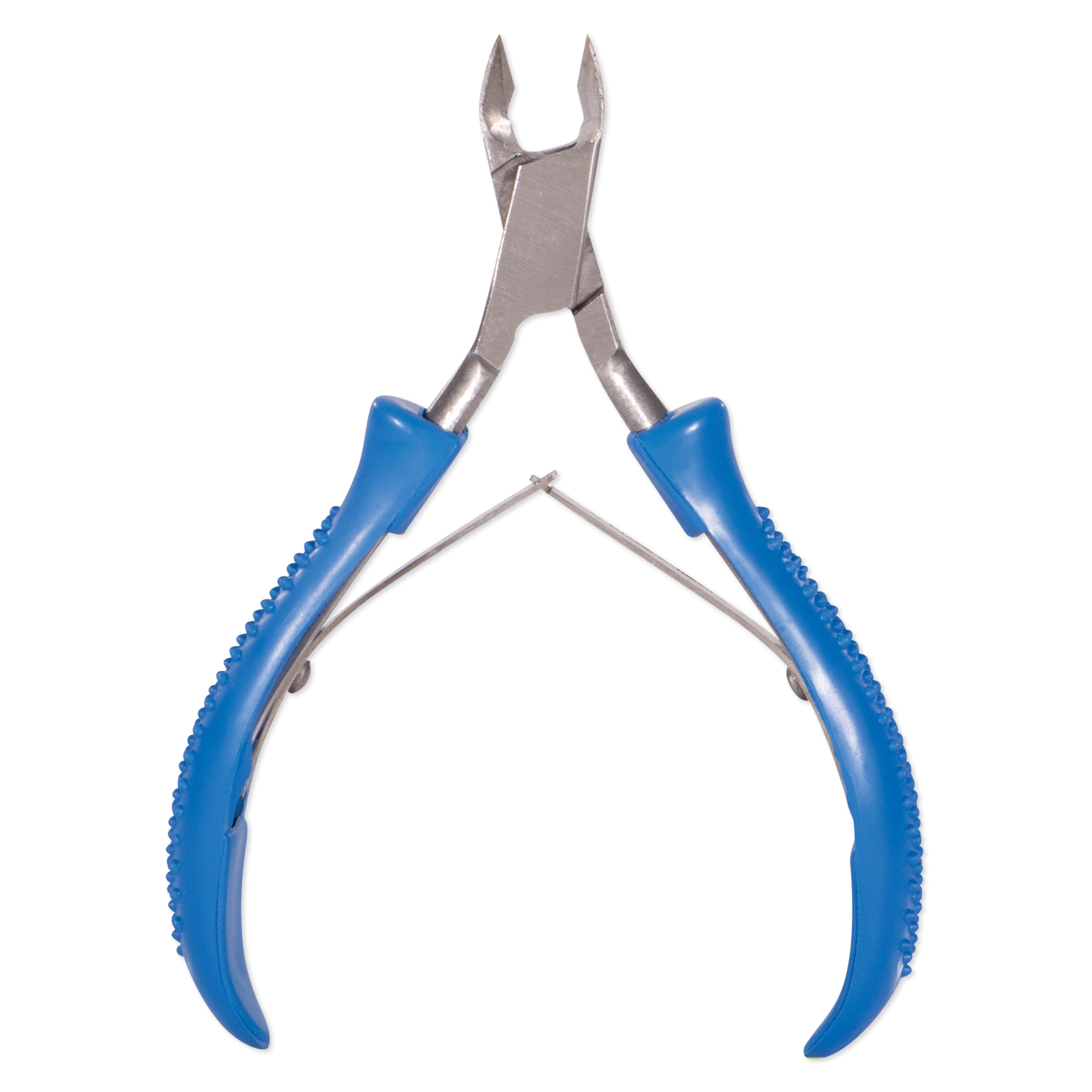 Cuticle Nipper, Comfort Grip, Double Spring - Half Jaw