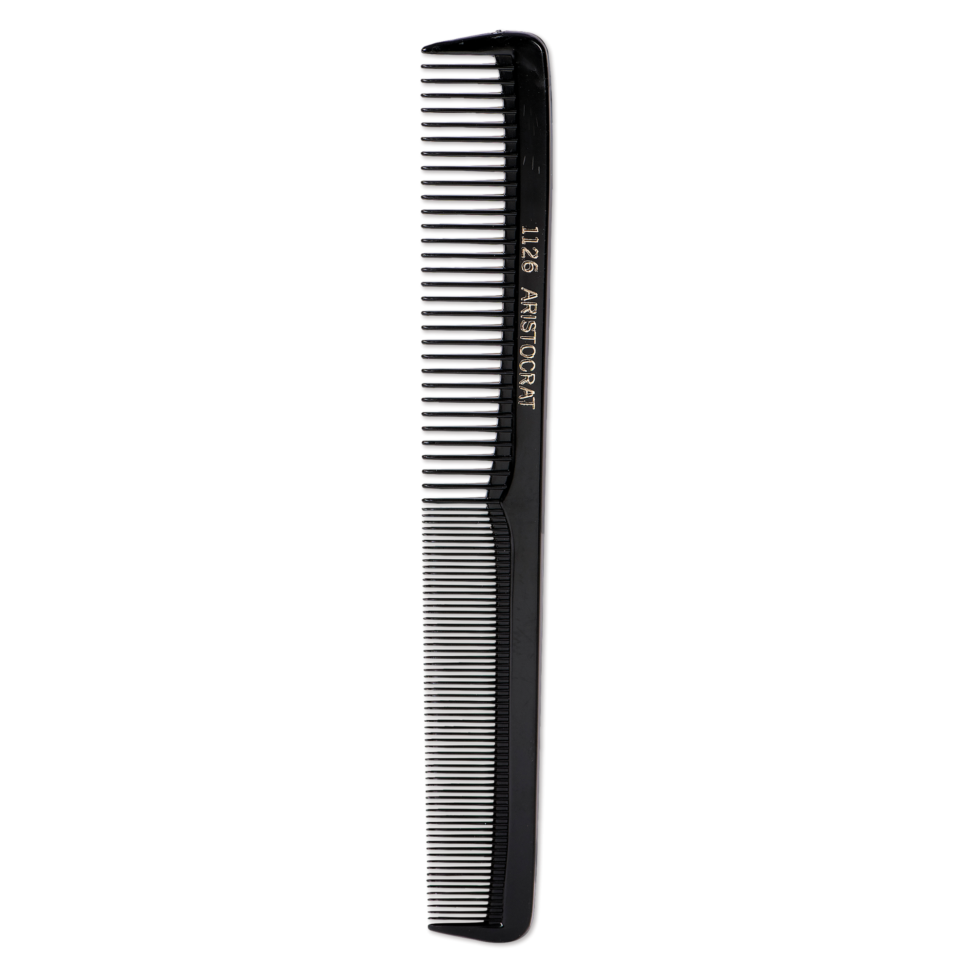 Narrow Styling Comb with Measurement Marks - 7"