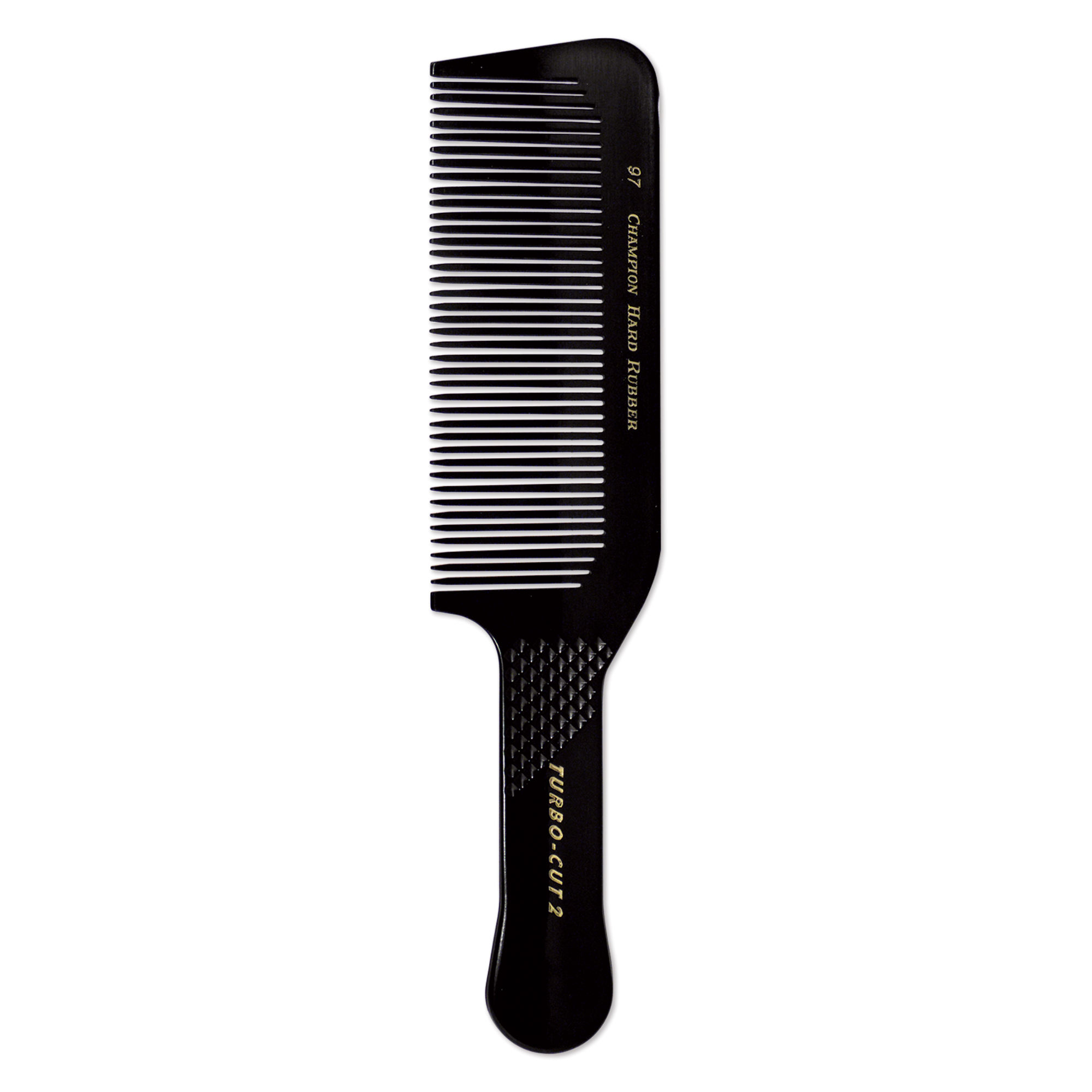 Hard Rubber Flat Top Comb - 9-1/2"