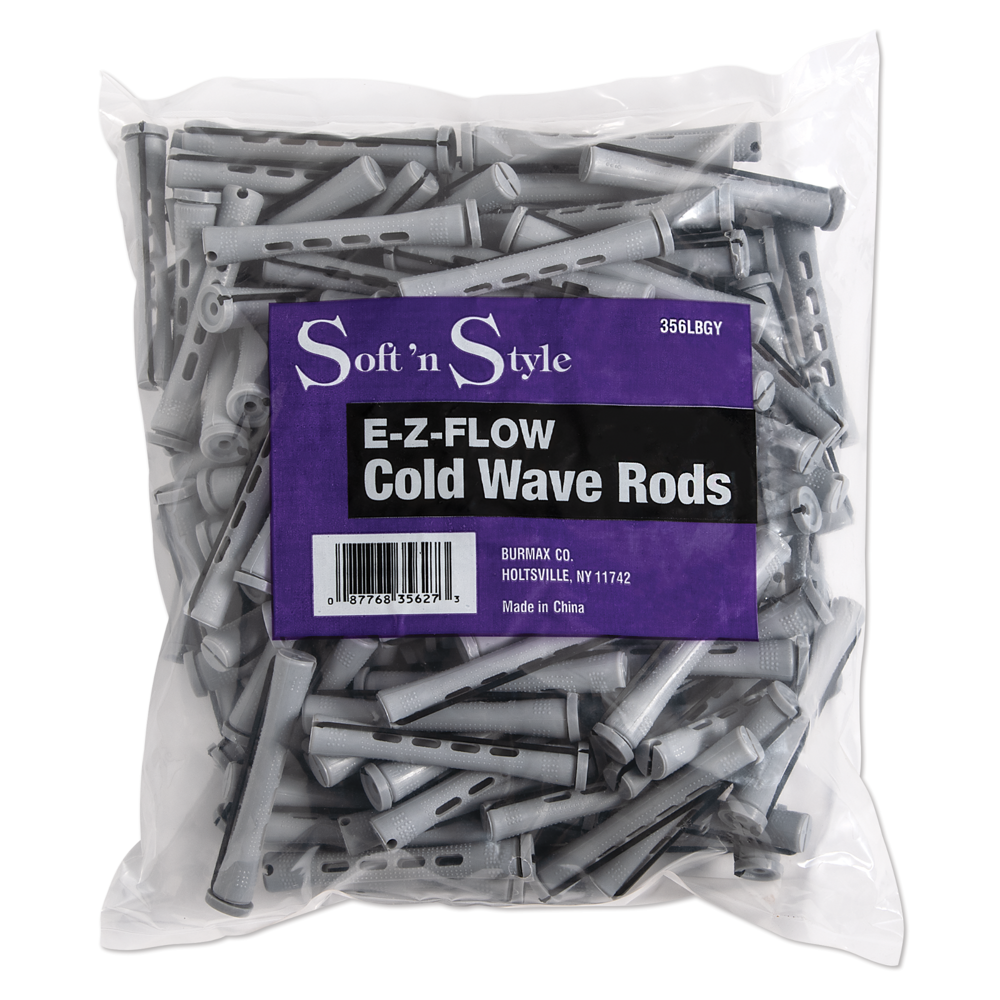 Concave Cold Wave Rods, Long Gray, 1 lb.