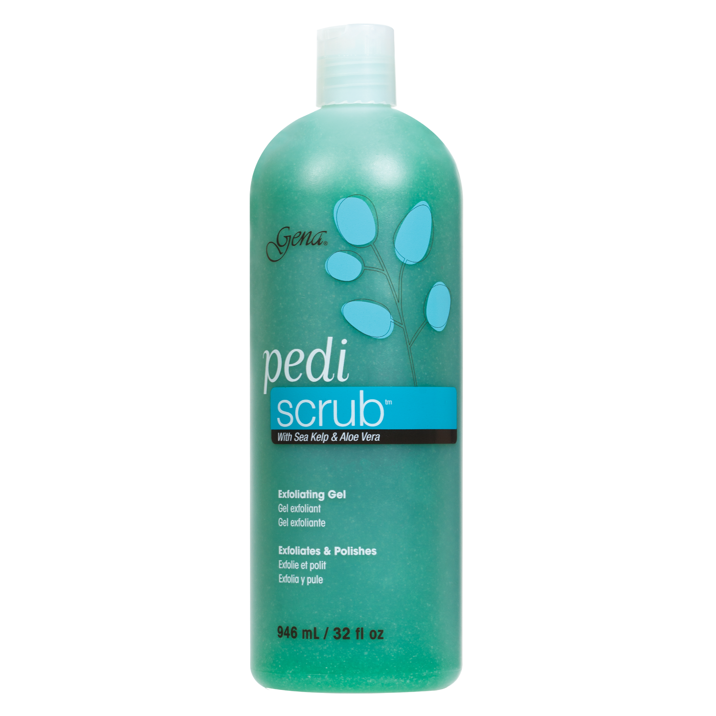 Pedi Scrub Gel with Sea Kelp & Aloe Vera - 32 oz.