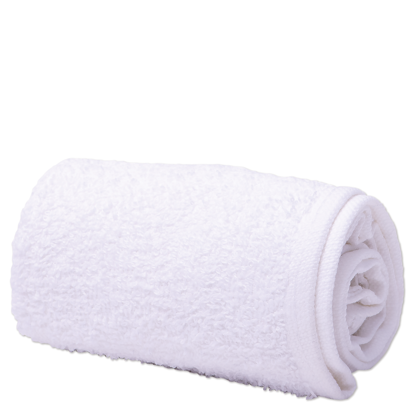 Terry Cloth Hand Towel, 8" x 24" - White