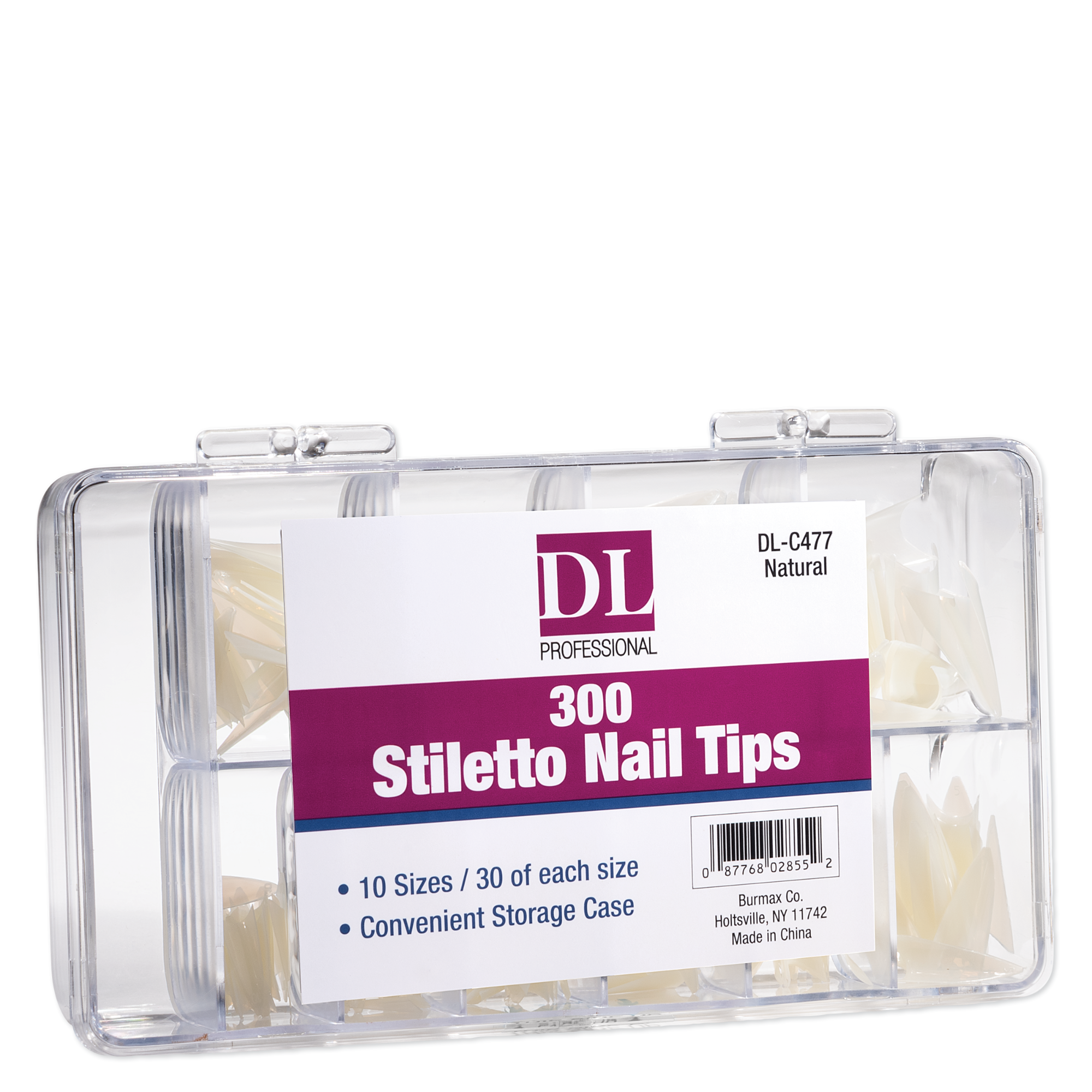 Stiletto Nail Tips Kit - Natural
