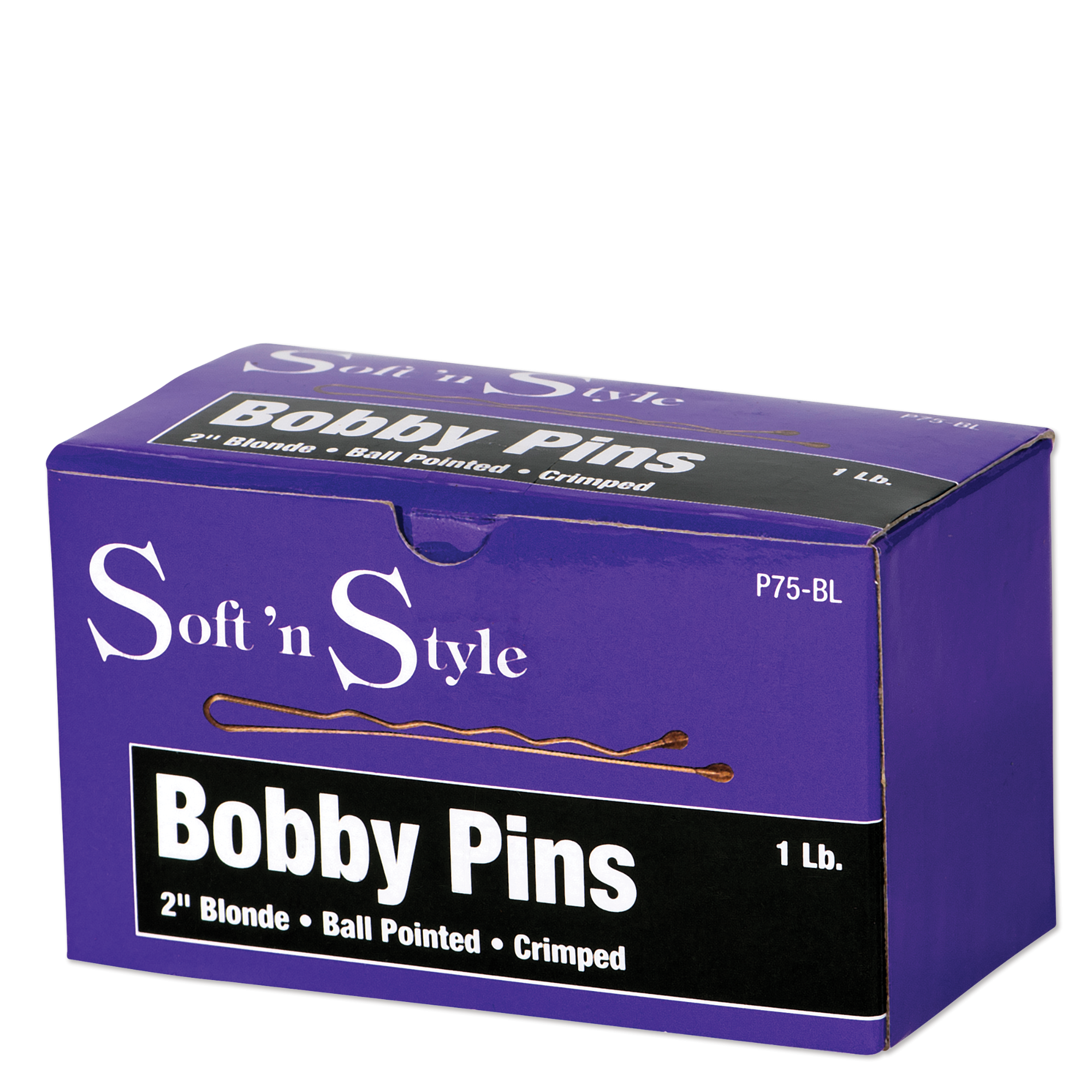 Bobby Pins, Blonde, 1 lb. box - 2"