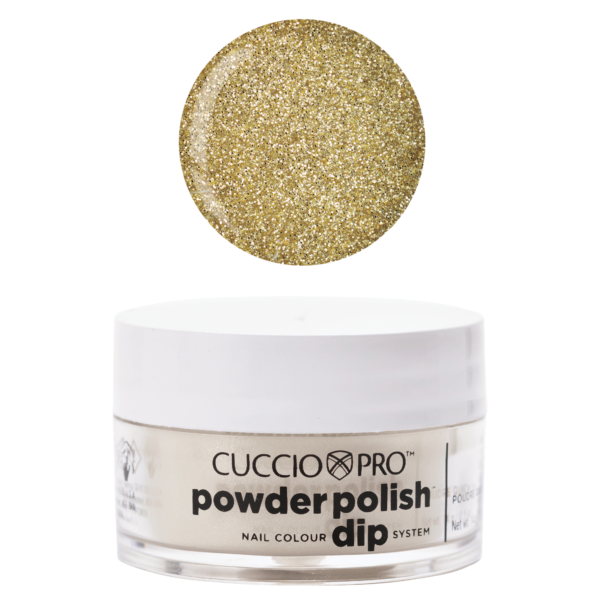 Powder Polish Dip - Rich Gold Glitter