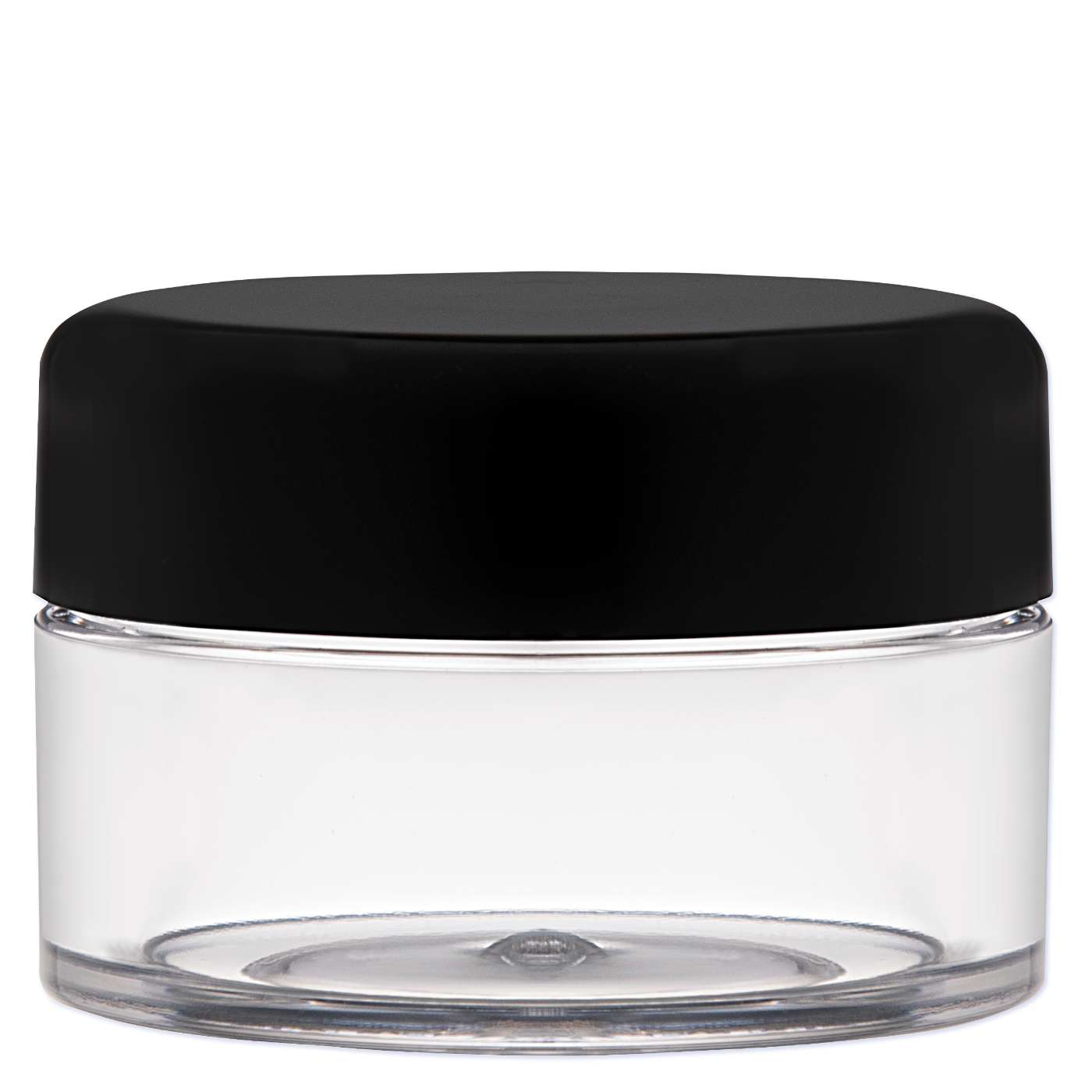 Clear Jar with Black Twist Cap, 20 mL