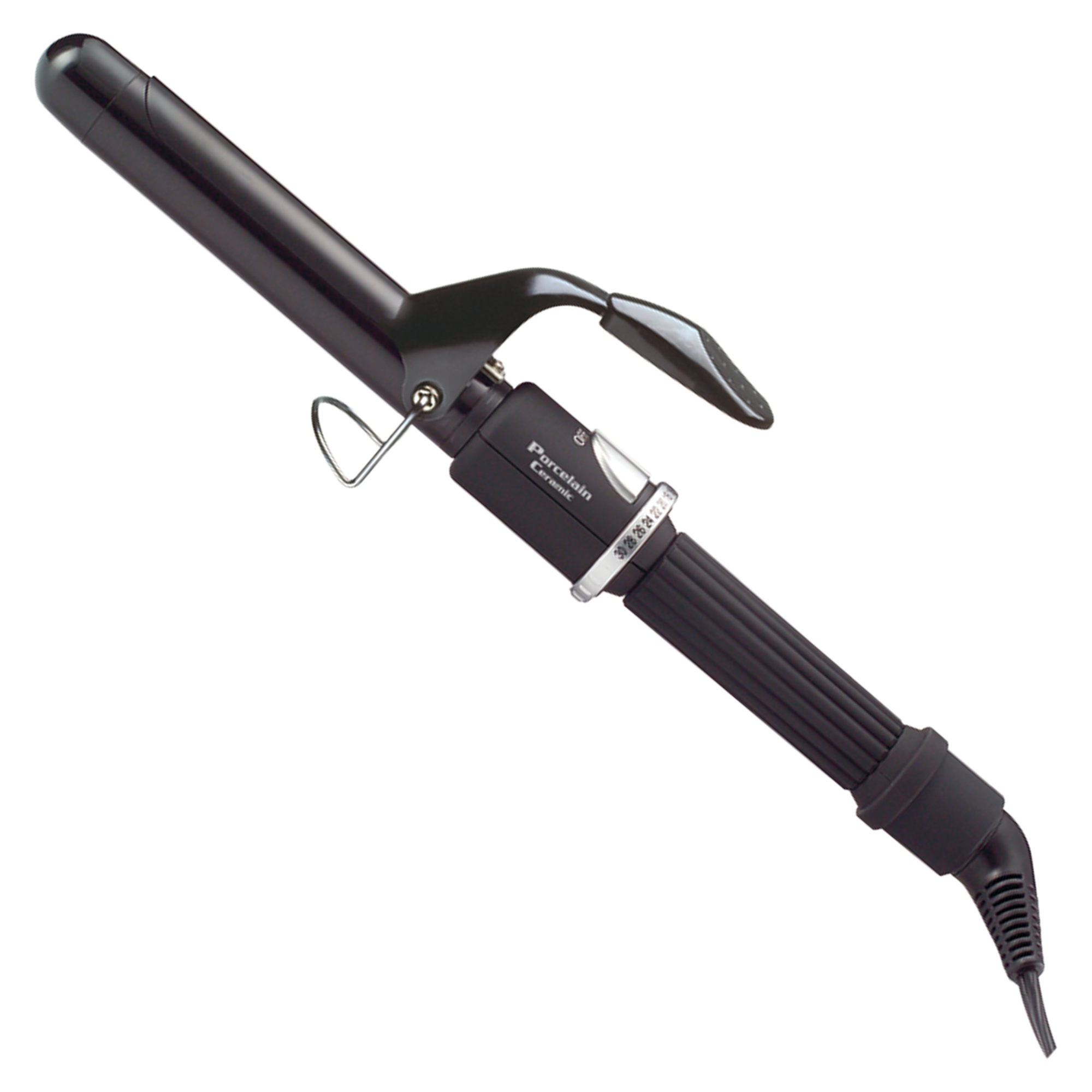 Porcelain Ceramic Spring Curling Iron - 1"