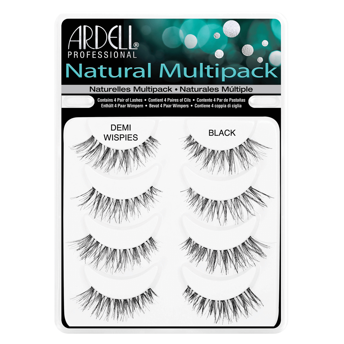 Natural Multipack Strip Lashes Demi Wispies Black