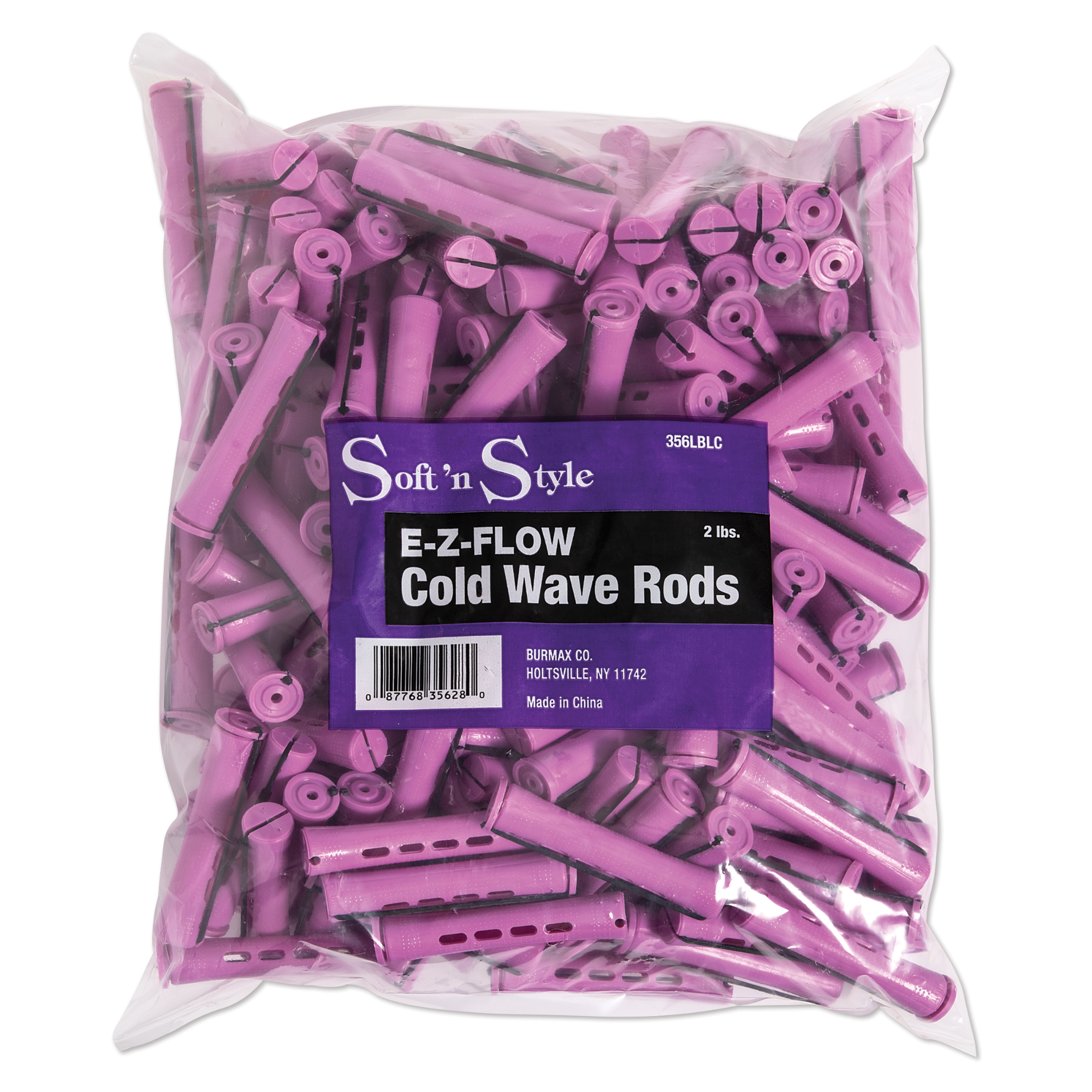 Concave Cold Wave Rods, Long Lilac, 2 lbs.