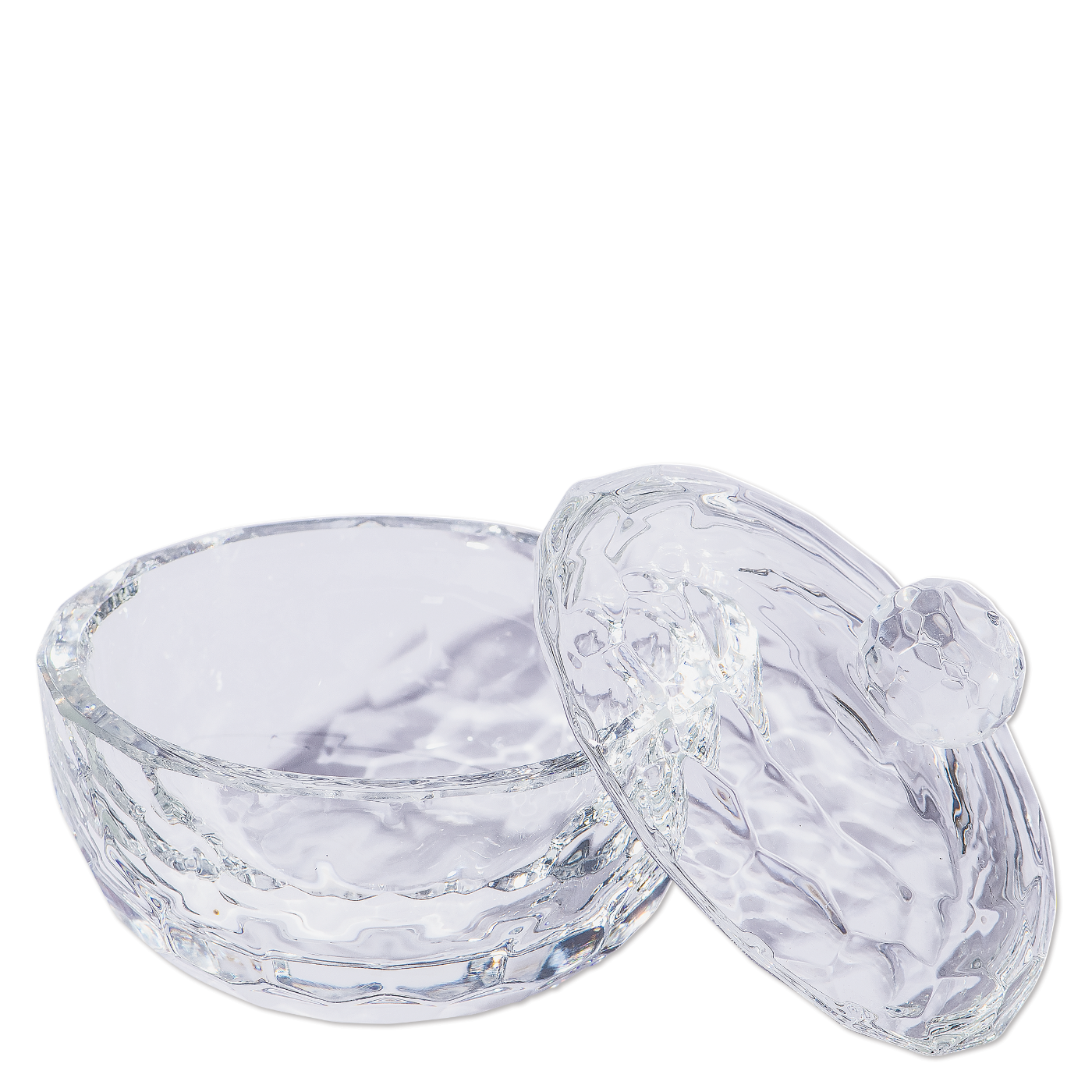 Deluxe Glass Jar with Lid, Round, 40 mL