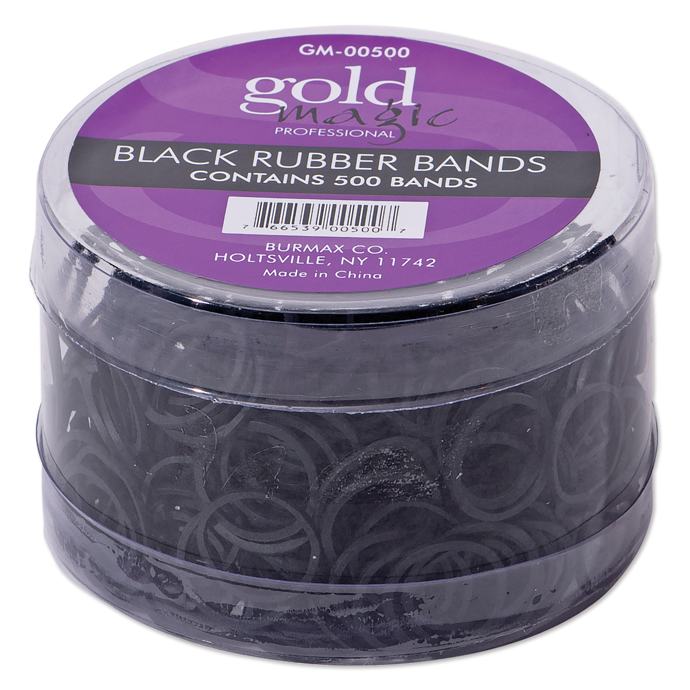 Black Rubber Bands - 500/pk