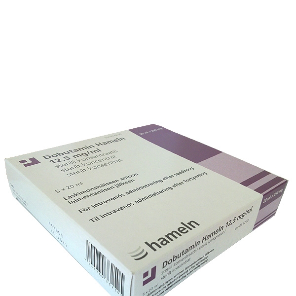 Dobutamin Hameln 12,5 mg/ml 5 x 20 ml